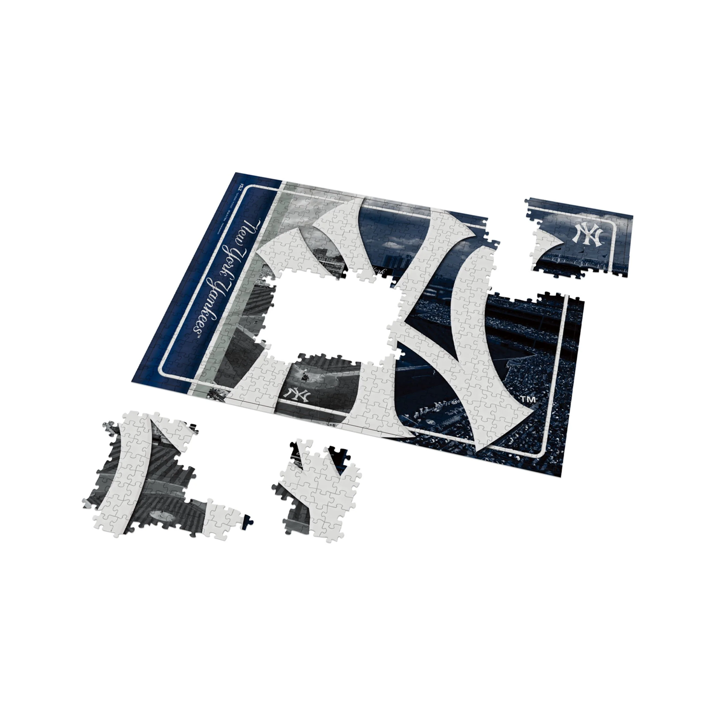 New York Yankees MLB Big Logo 500 Piece Jigsaw Puzzle PZLZ - Image 3
