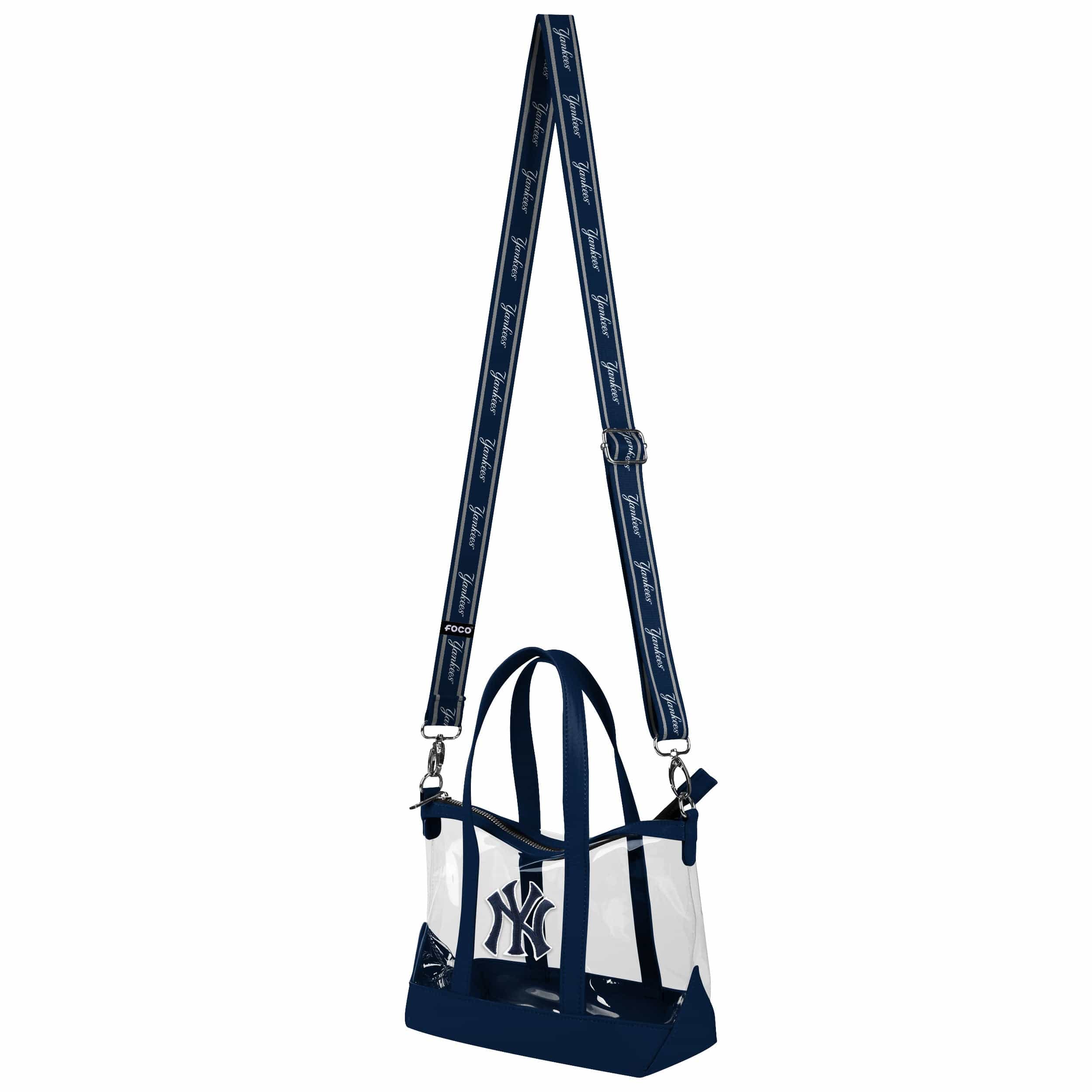 New York Yankees MLB Clear Crossbody Mini Tote Bag - Image 2