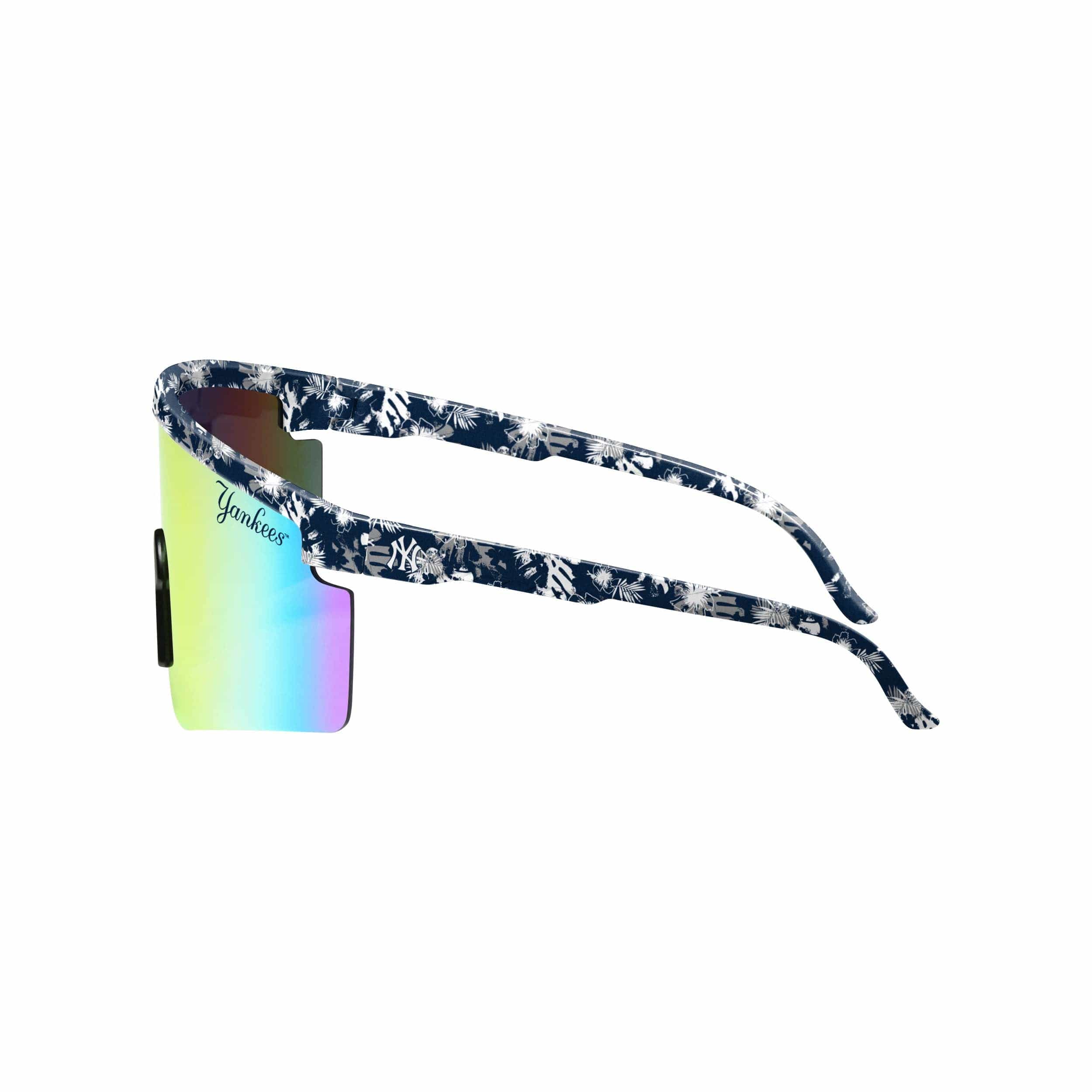 New York Yankees MLB Floral Large Frame Sunglasses - Image 3