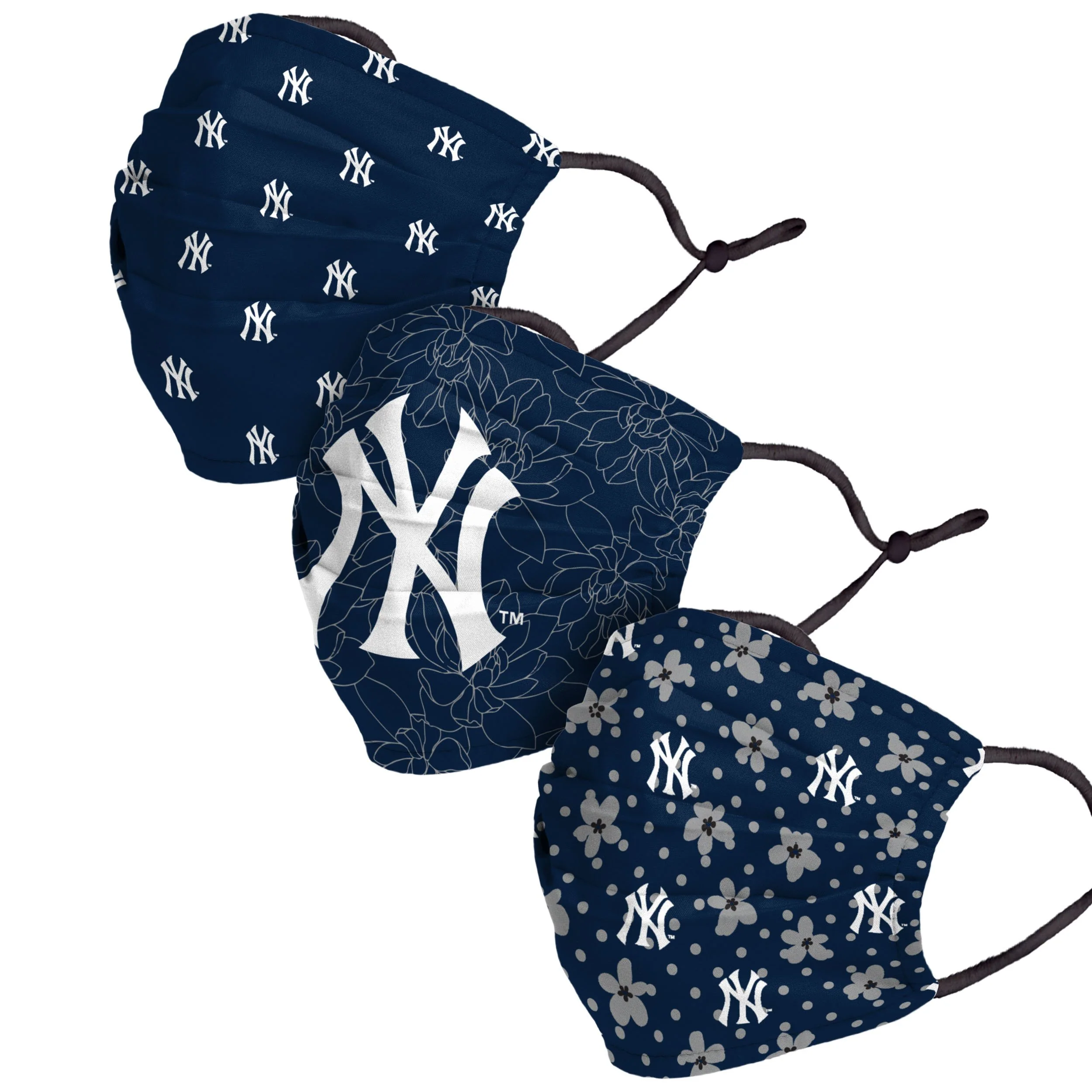 New York Yankees MLB Gameday Gardener 3 Pack Face Cover - Image 2