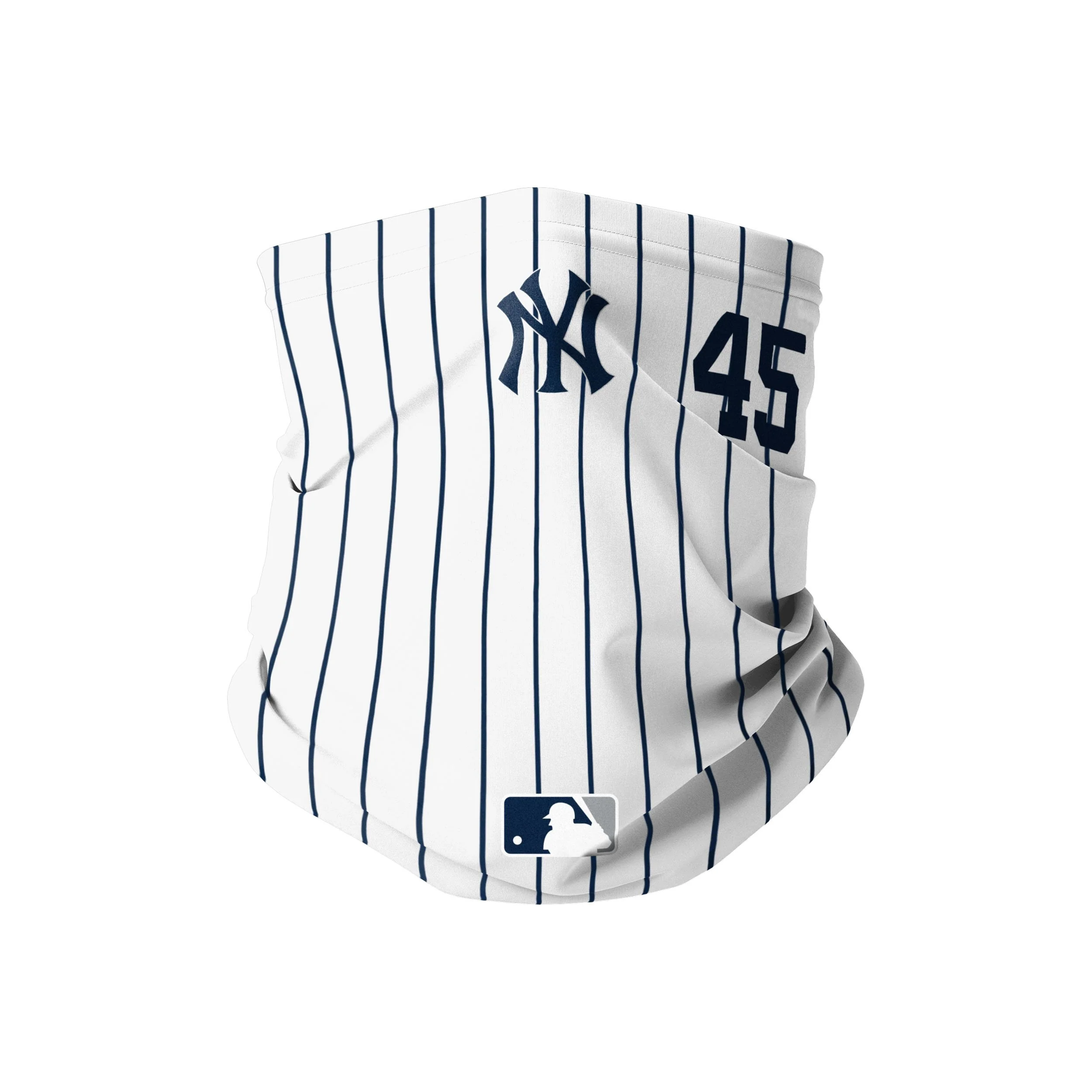 New York Yankees MLB Gerrit Cole On-Field Gameday Pinstripe Stitched Gaiter Scarf
