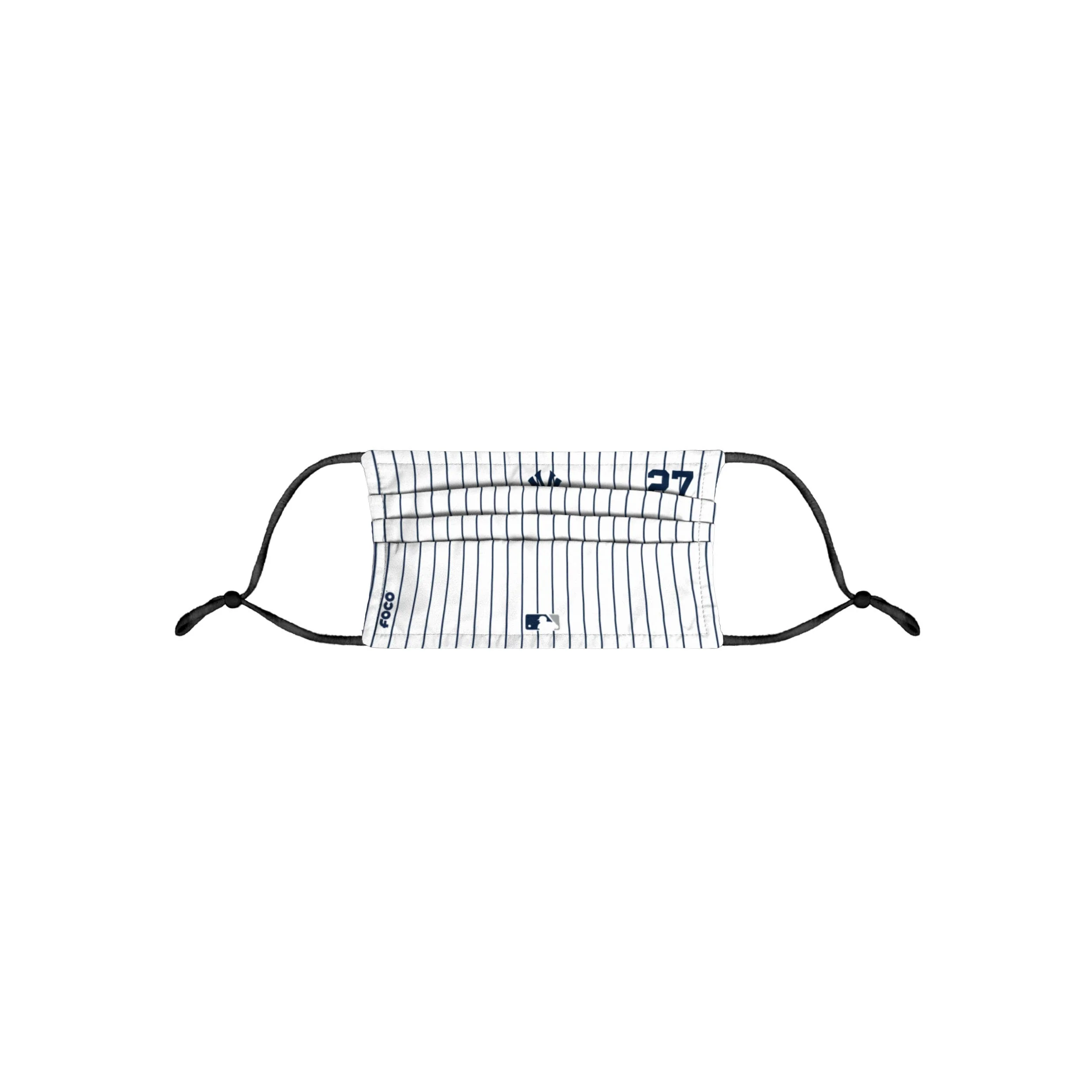 New York Yankees MLB Giancarlo Stanton On-Field Gameday Pinstripe Adjustable Face Cover - Image 6