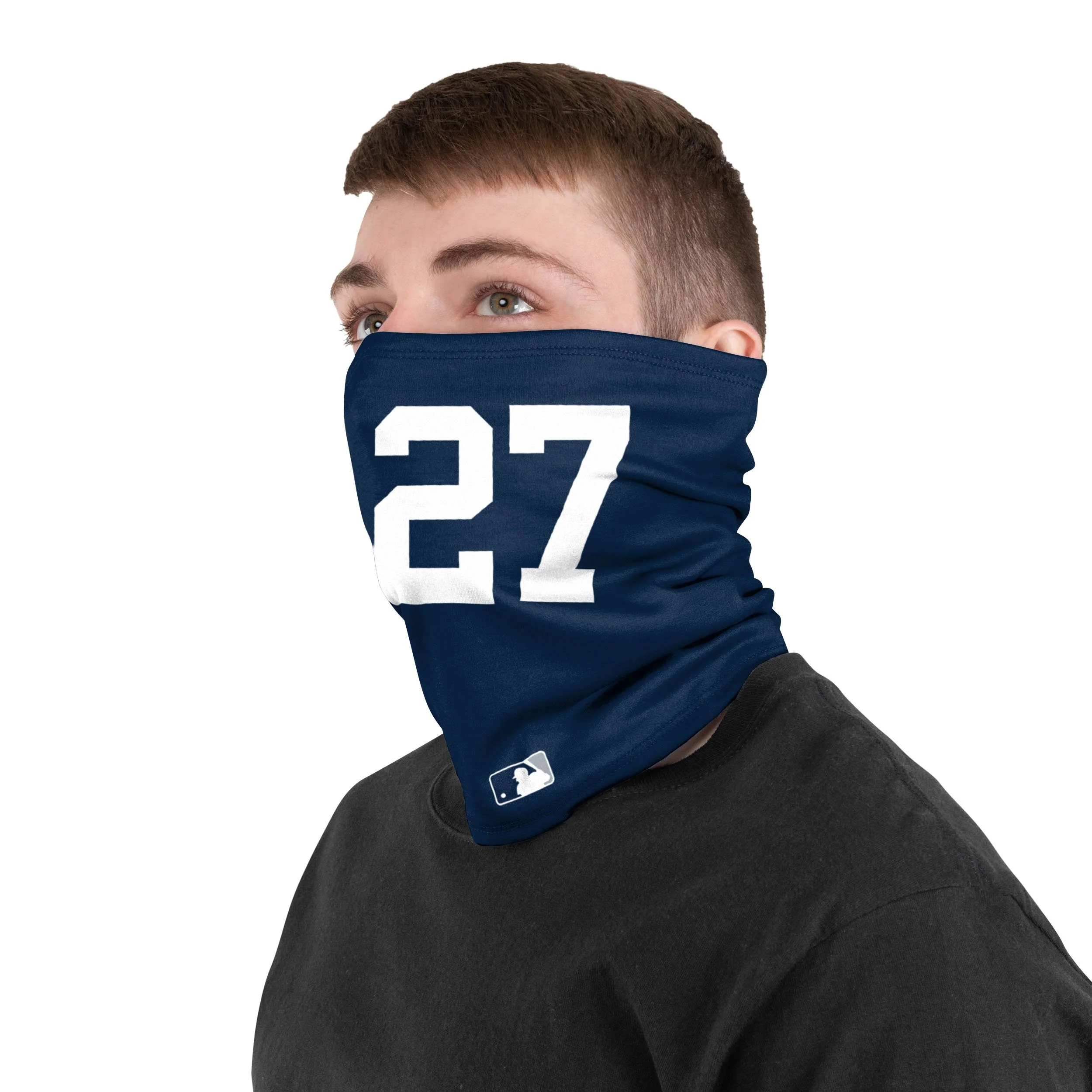 New York Yankees MLB Giancarlo Stanton On-Field Navy UV Gaiter Scarf - Image 3