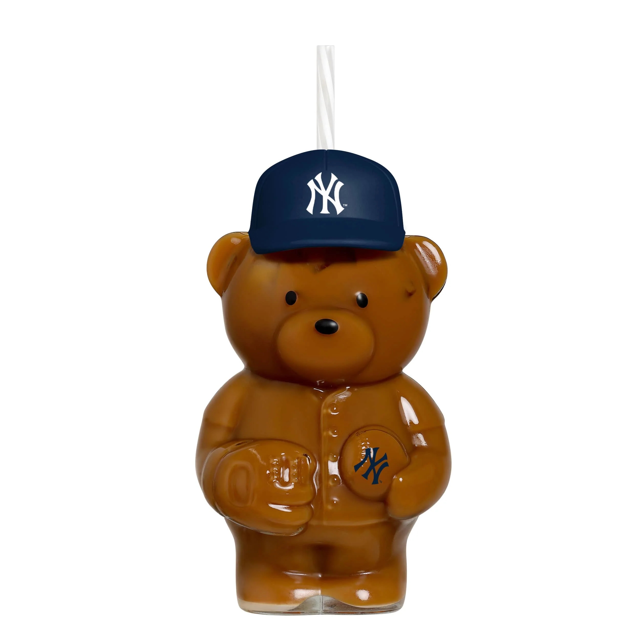 New York Yankees MLB Glass Bear Tumbler (PREORDER - SHIPS LATE JUNE) - Image 2