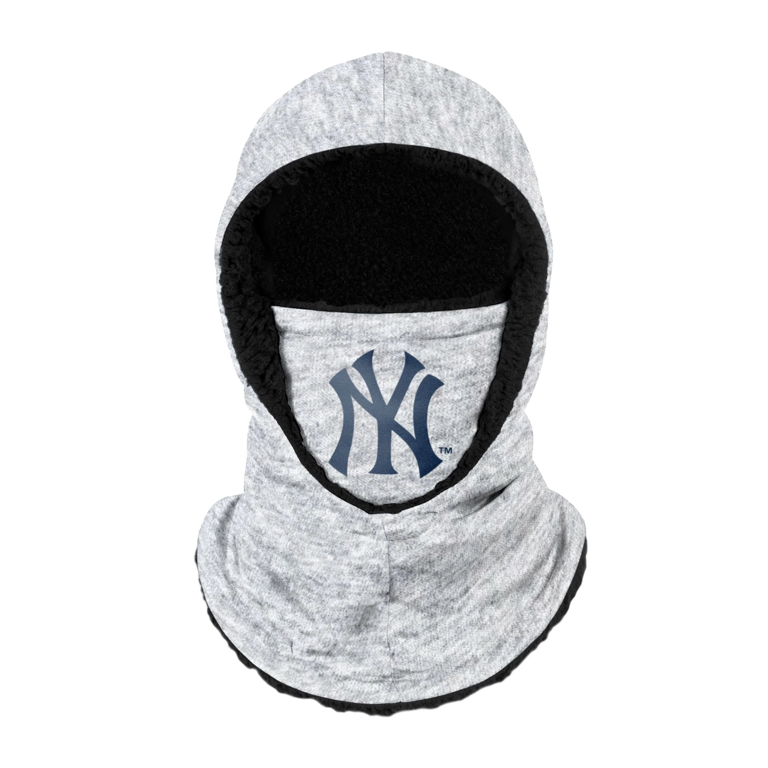 New York Yankees MLB Heather Grey Big Logo Hooded Gaiter