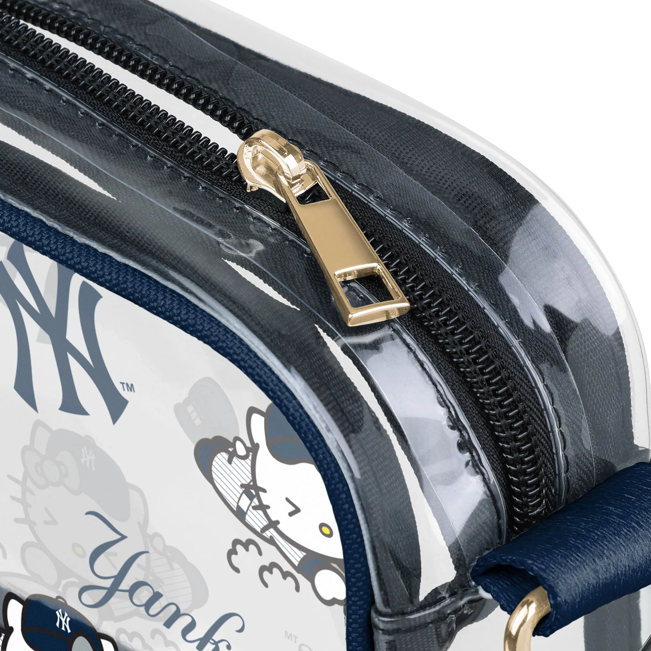 New York Yankees MLB Hello Kitty® Clear Crossbody Bag (PREORDER - SHIPS LATE JUNE) - Image 4