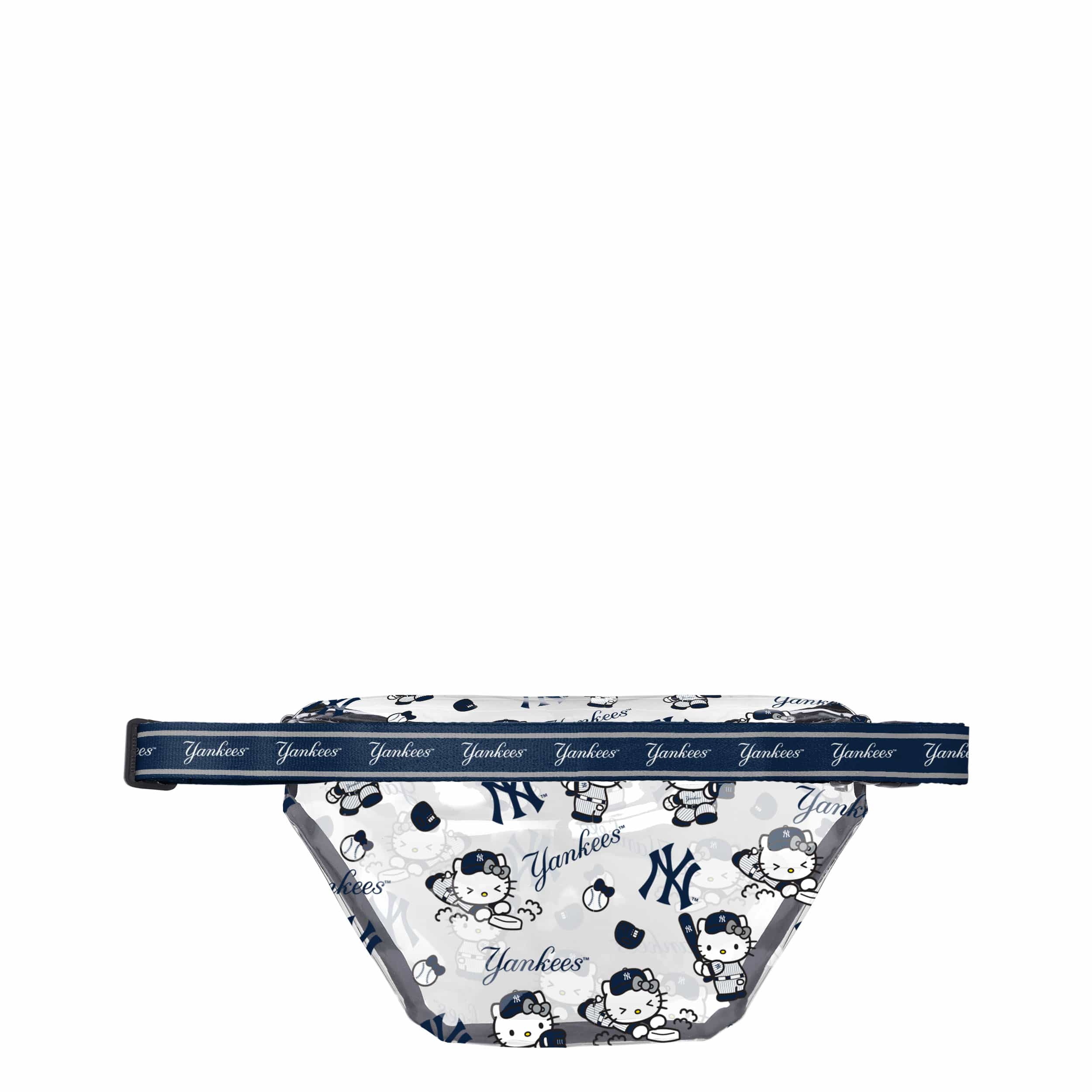 New York Yankees MLB Hello Kitty® Clear Fanny Pack (PREORDER - SHIPS MID JULY) - Image 2