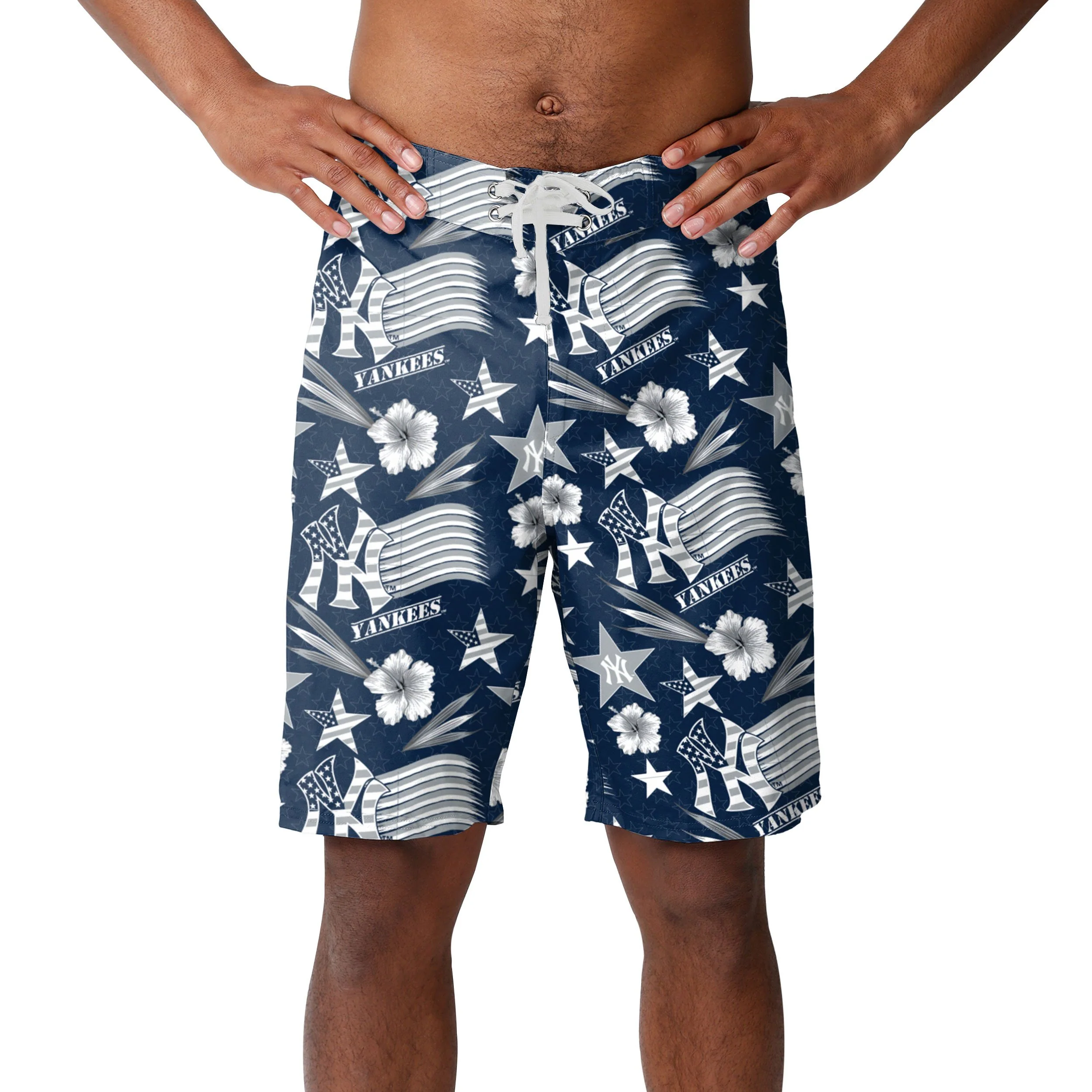 New York Yankees MLB Mens Americana Boardshorts - Image 2