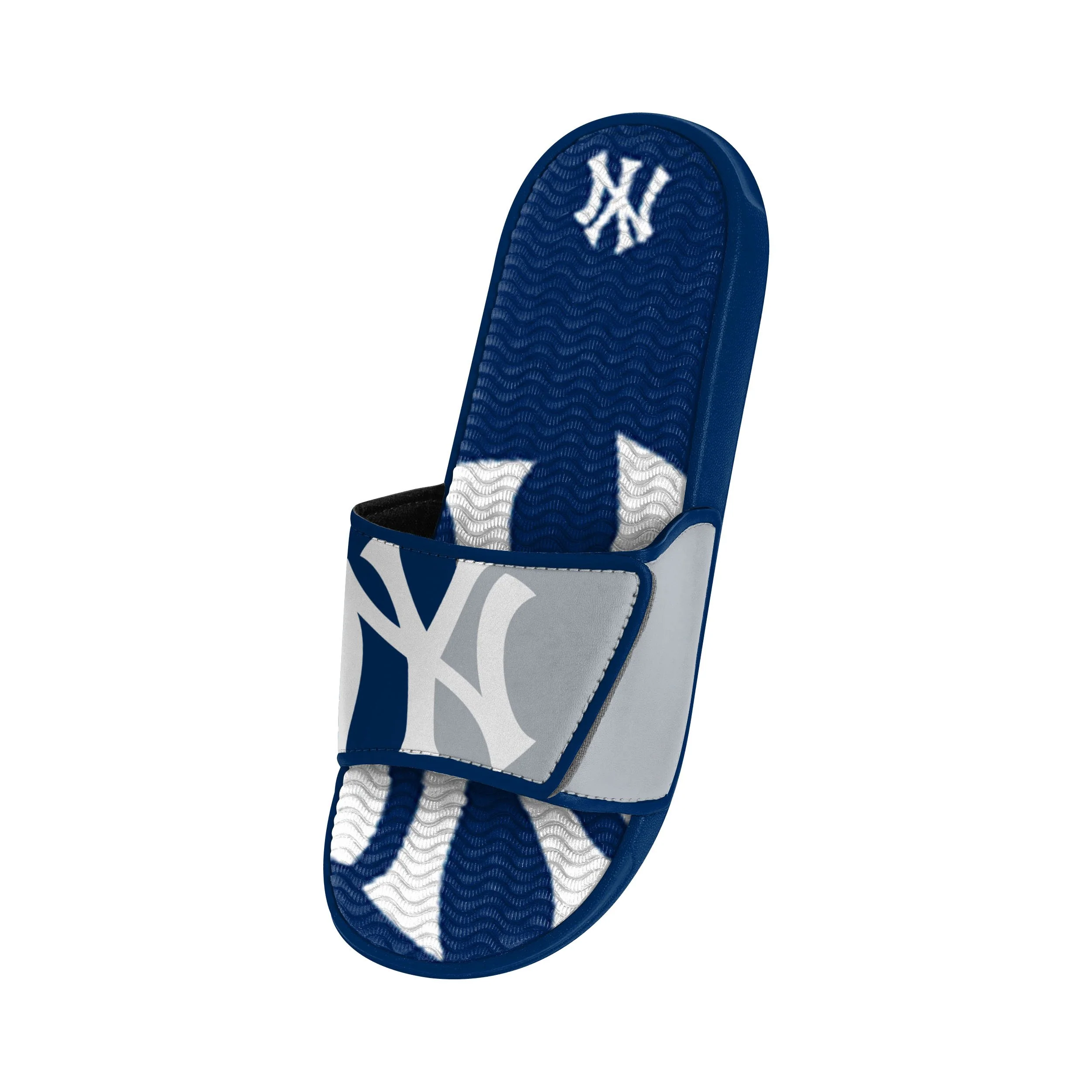 New York Yankees MLB Mens Colorblock Big Logo Gel Slide - Image 3