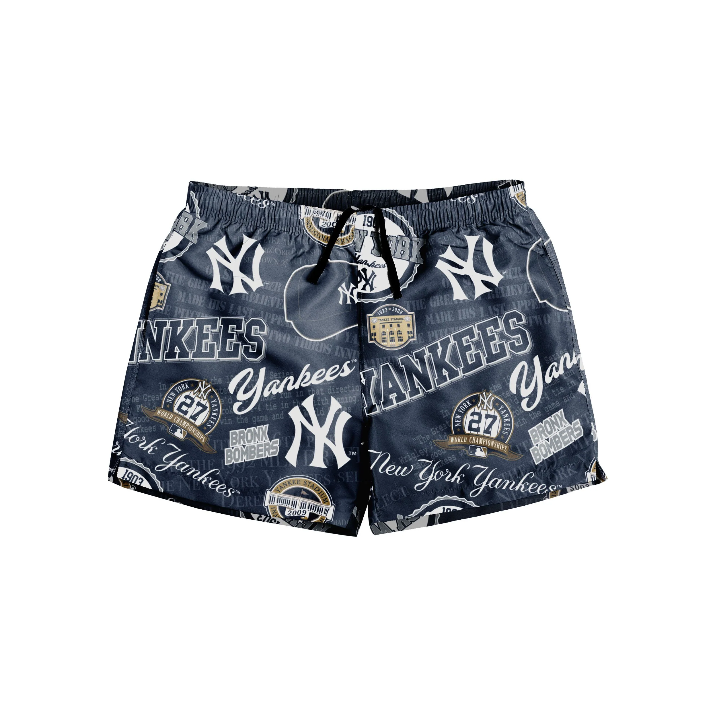 New York Yankees MLB Mens Logo Rush Swimming Trunks - Image 4