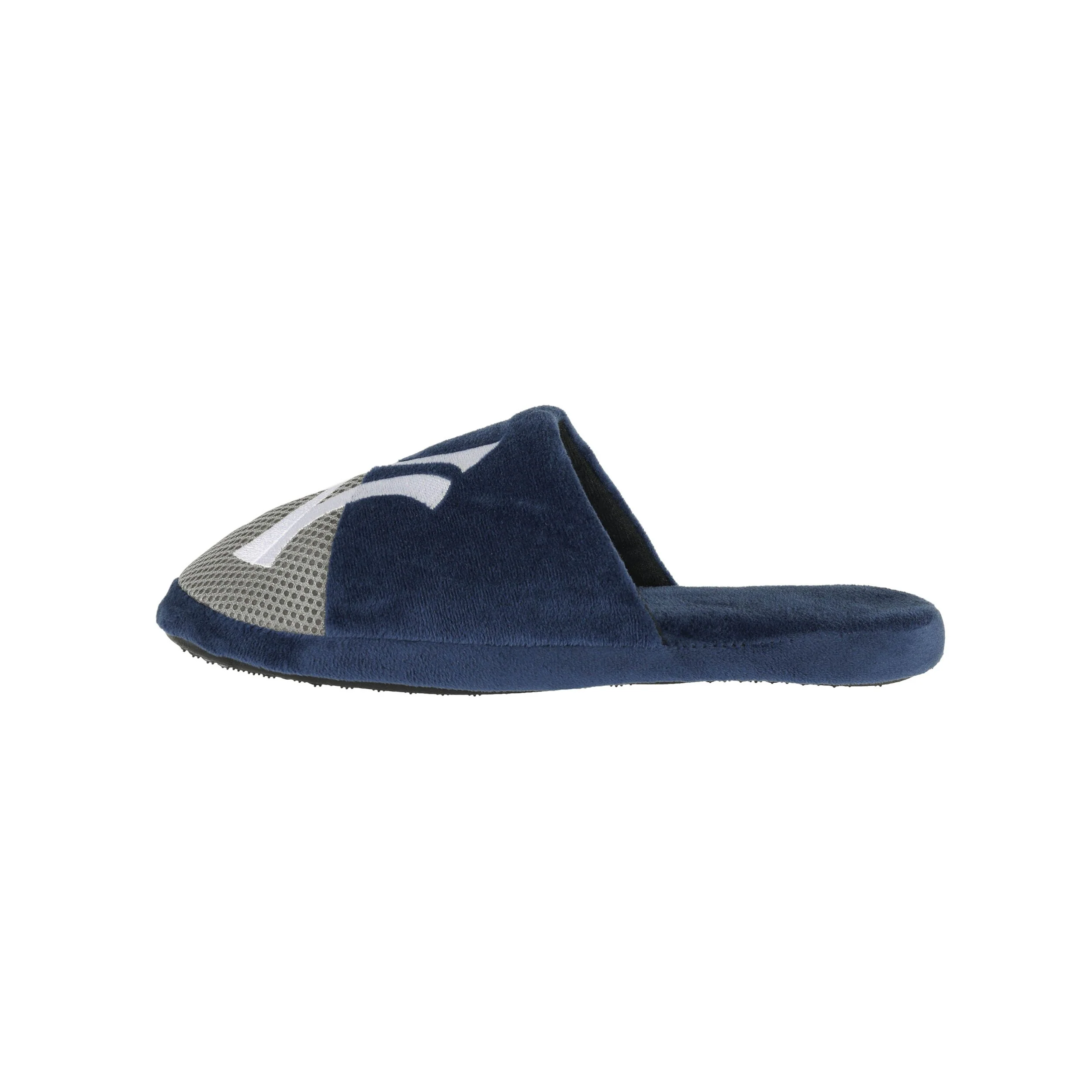 New York Yankees MLB Mens Logo Staycation Slippers - Image 2