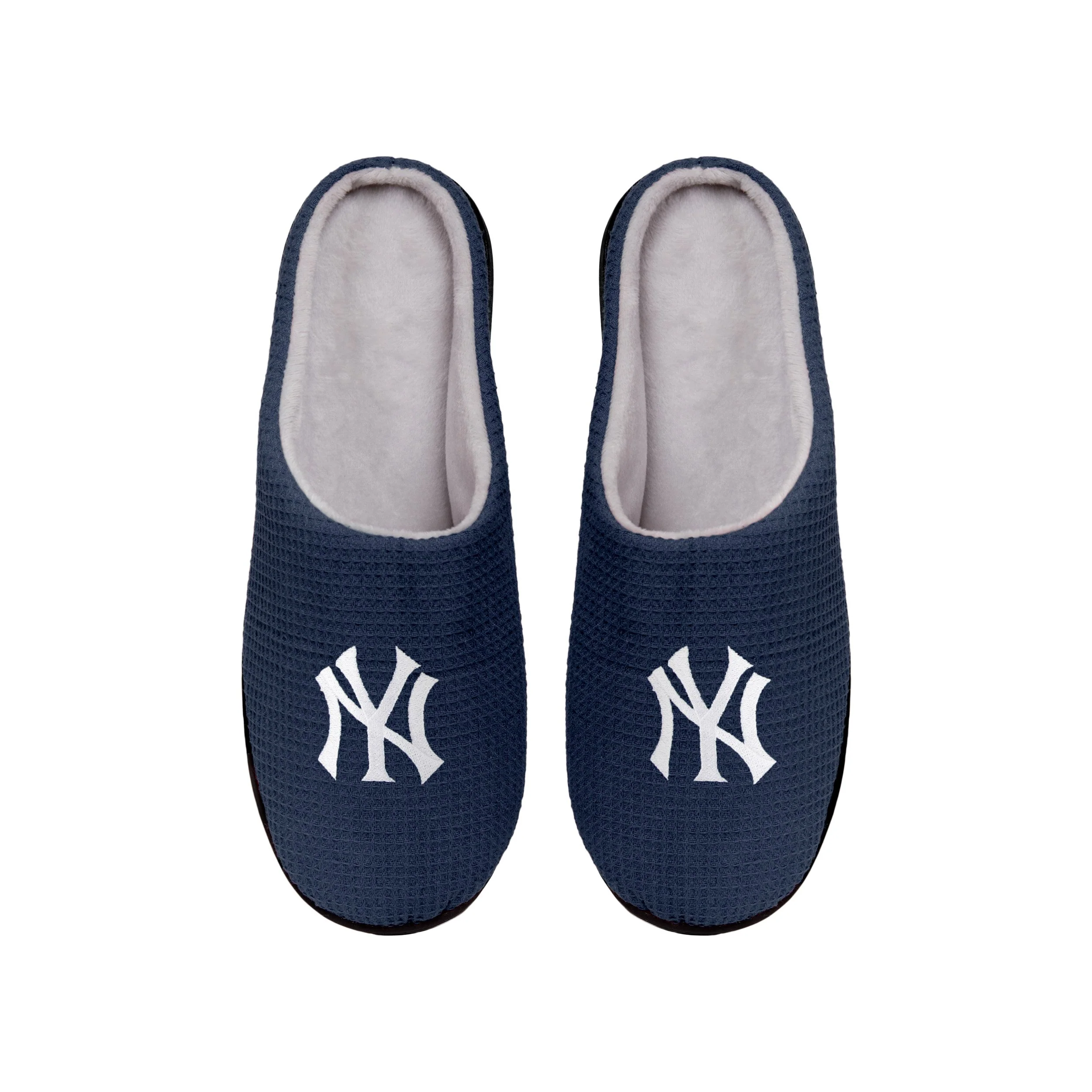 New York Yankees MLB Mens Memory Foam Slide Slippers - Image 2