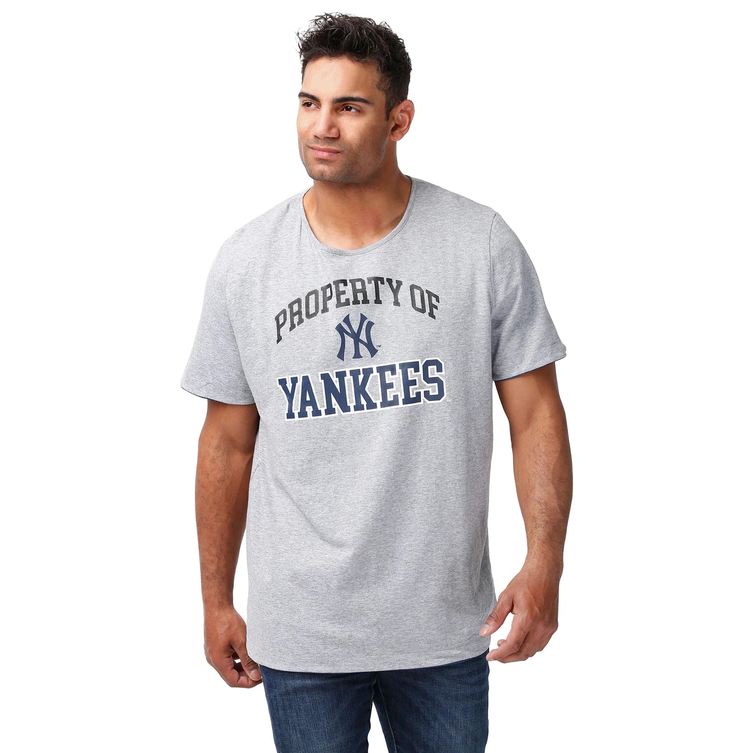 New York Yankees MLB Mens Reversible Mesh Matchup T-Shirt - Image 3