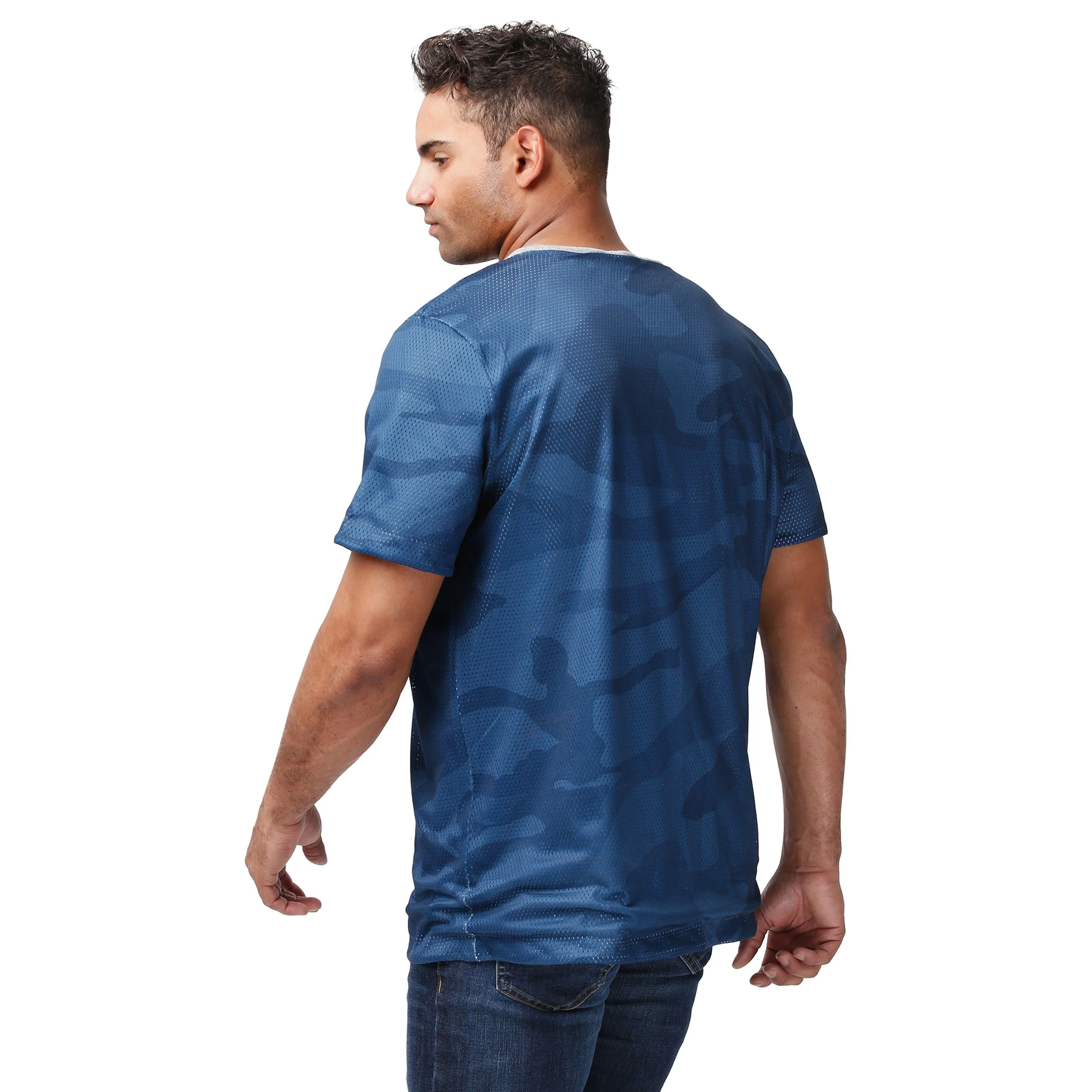 New York Yankees MLB Mens Reversible Mesh Matchup T-Shirt - Image 4