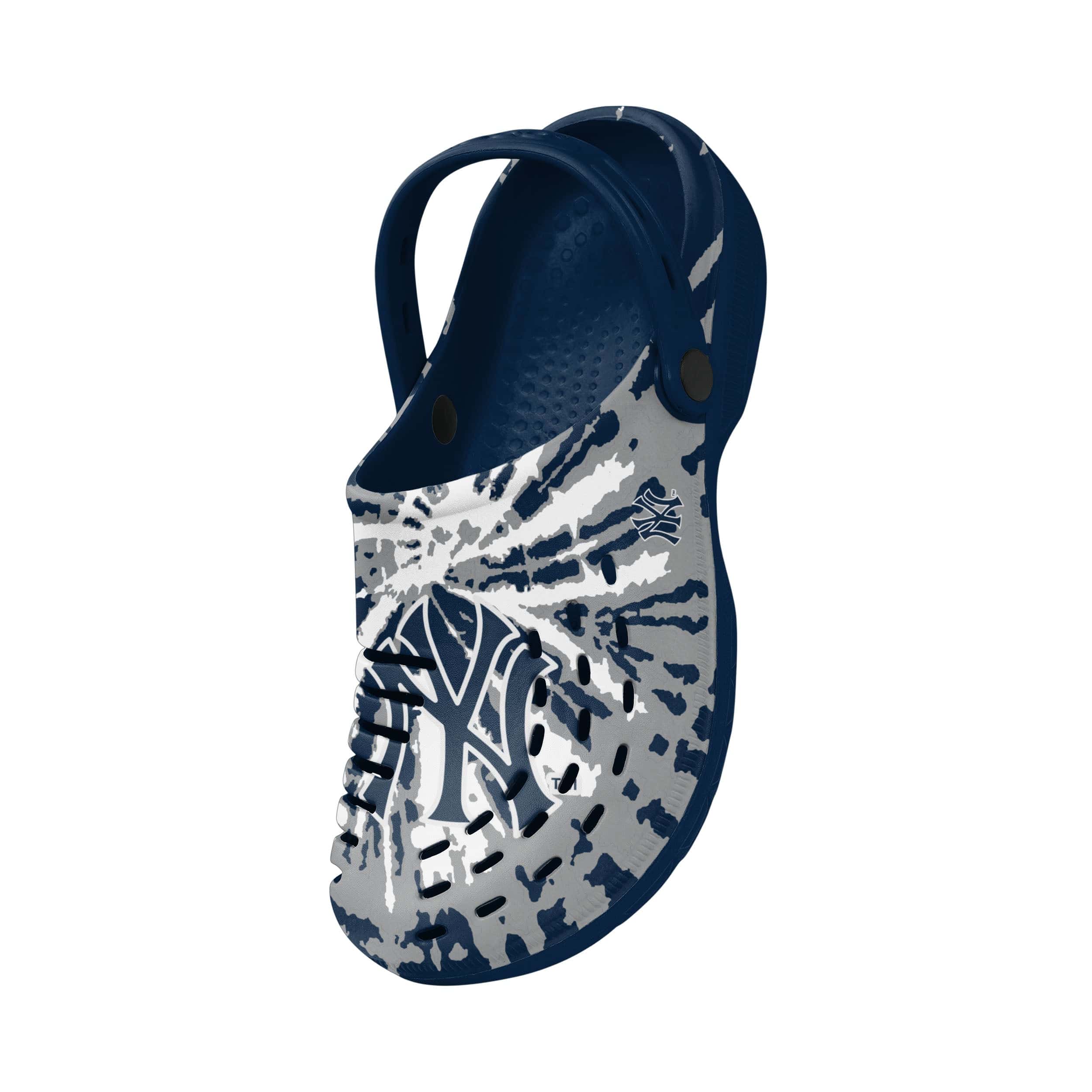 New York Yankees MLB Mens Tie-Dye Clog With Strap - Image 3