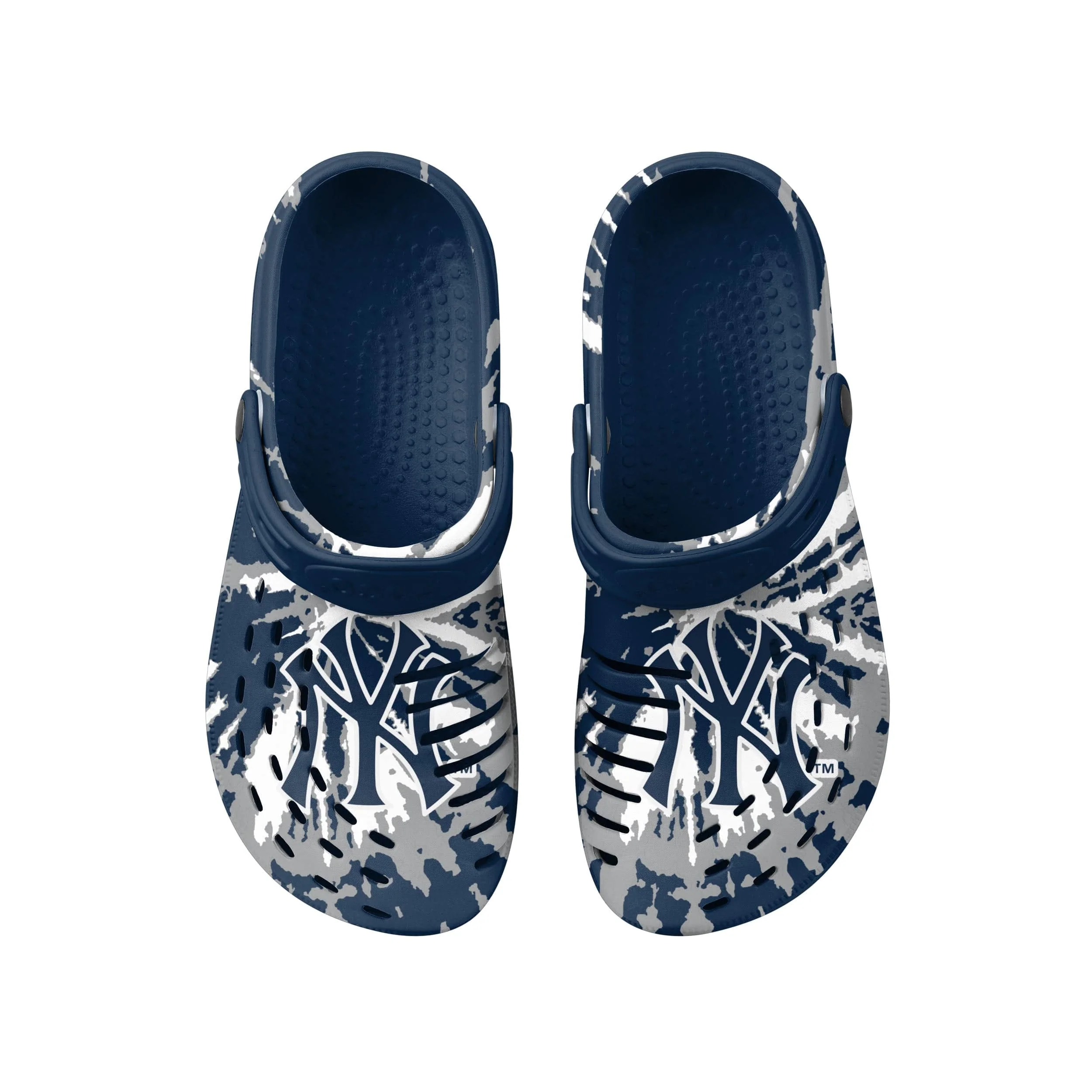 New York Yankees MLB Mens Tie-Dye Clog With Strap - Image 4