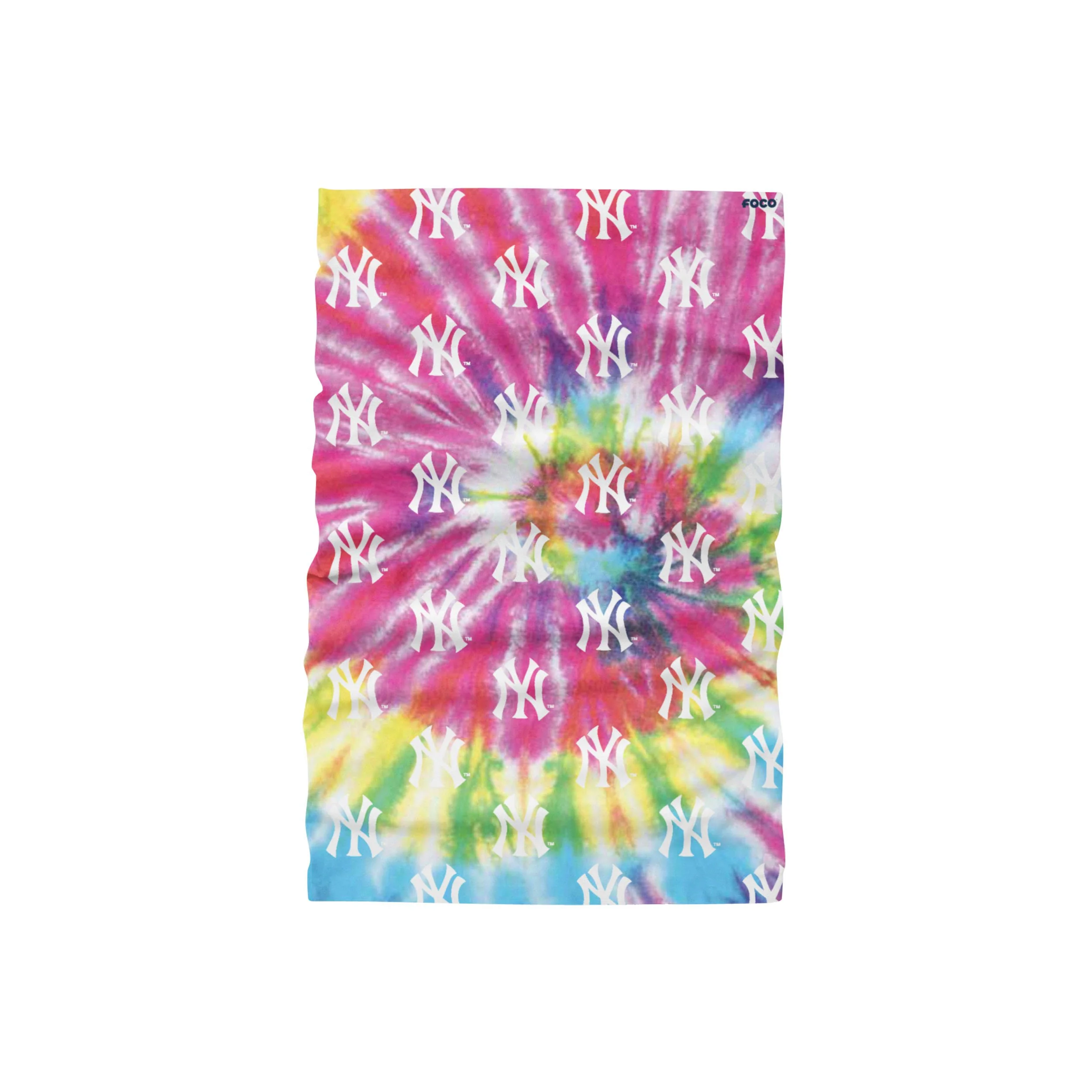 New York Yankees MLB Pastel Tie-Dye Gaiter Scarf - Image 2