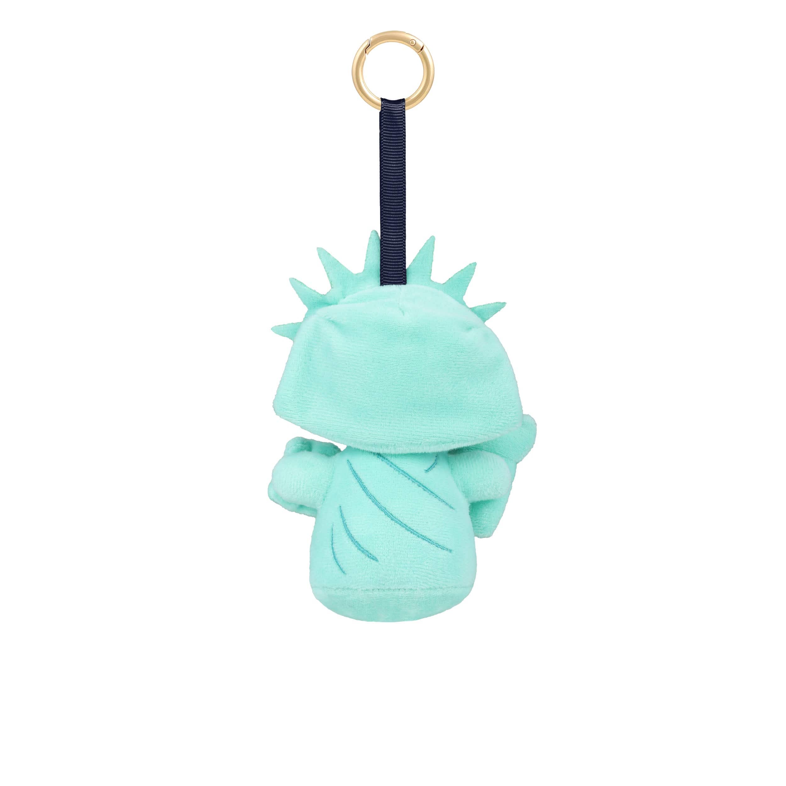 New York Yankees MLB Plush Teamie Beanie Bag Charm Keychain - Image 4