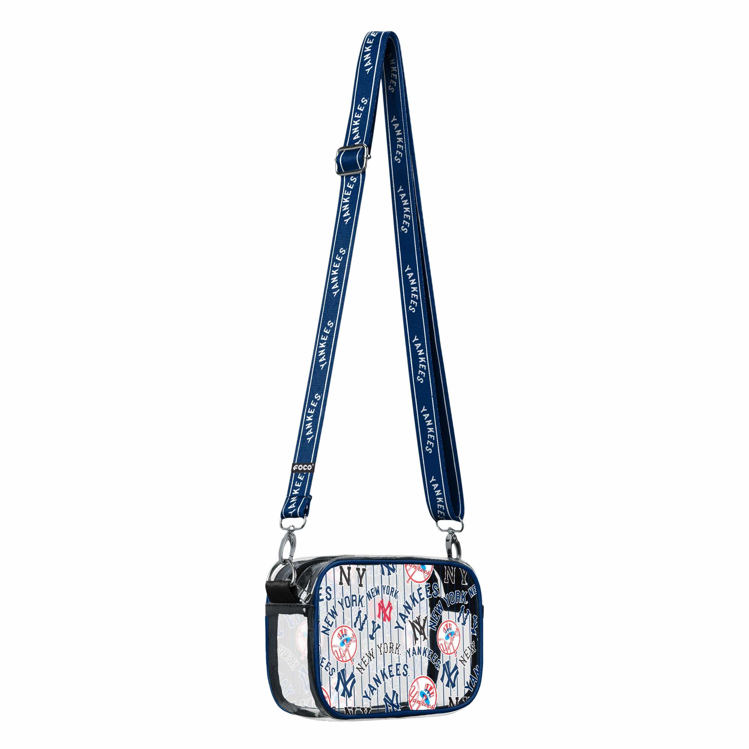 New York Yankees MLB Repeat Retro Print Clear Crossbody Bag - Image 2