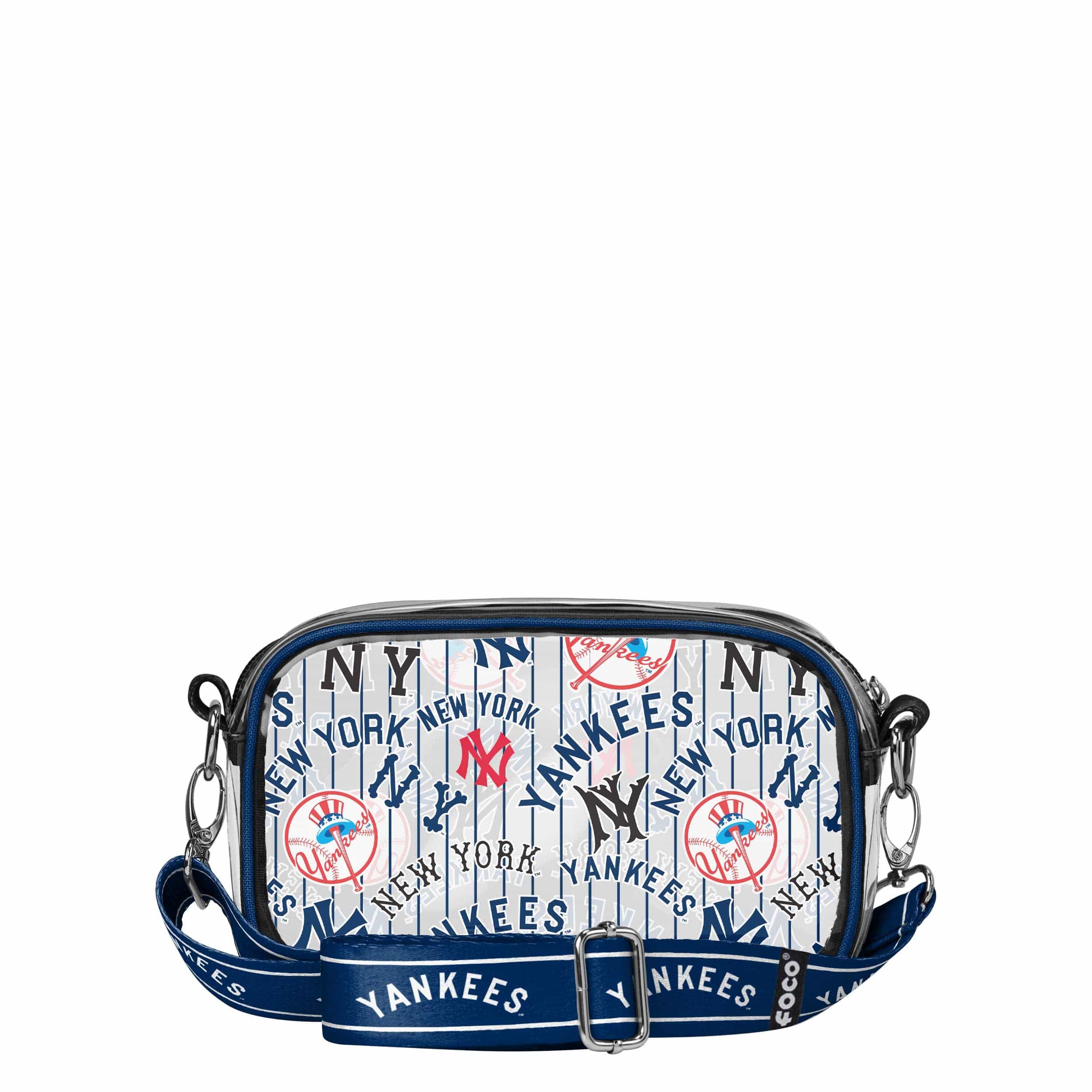 New York Yankees MLB Repeat Retro Print Clear Crossbody Bag - Image 5