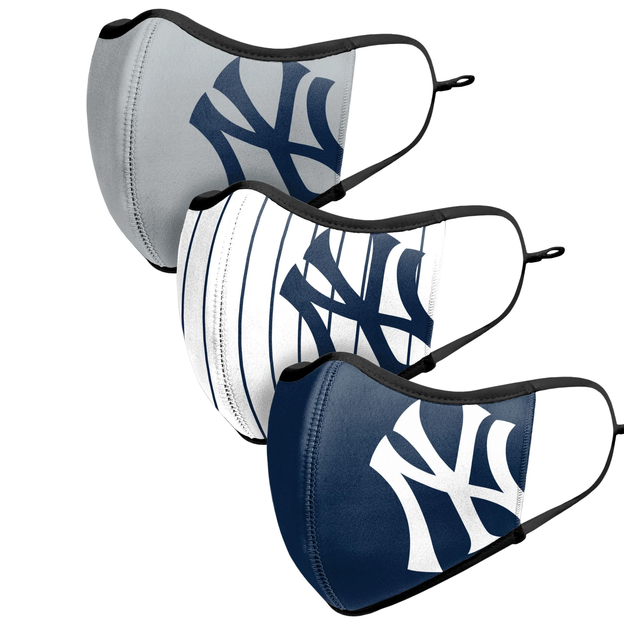 New York Yankees MLB Sport 3 Pack Face Cover - Image 4