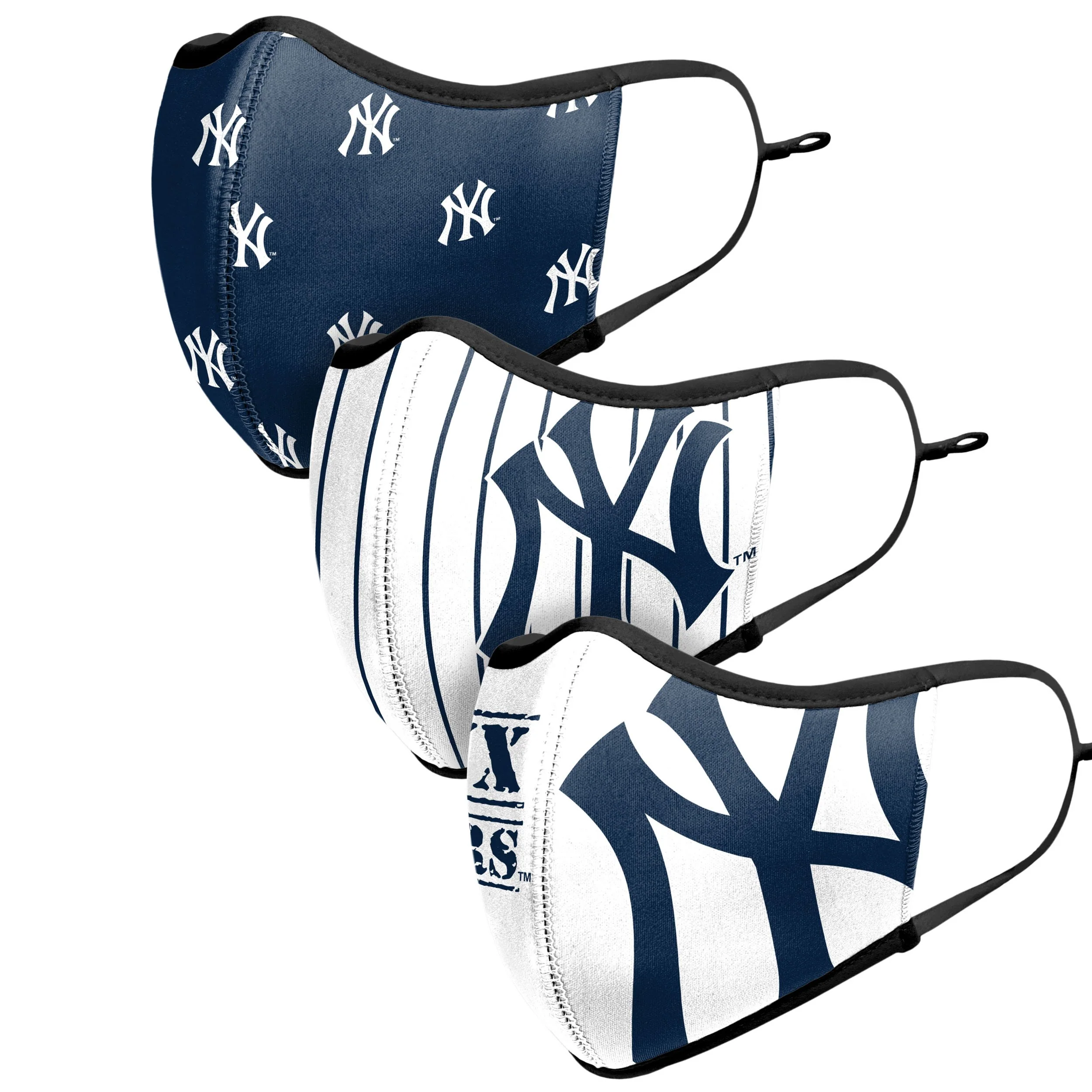 New York Yankees MLB Thematic Sport 3 Pack Face Cover - Image 4