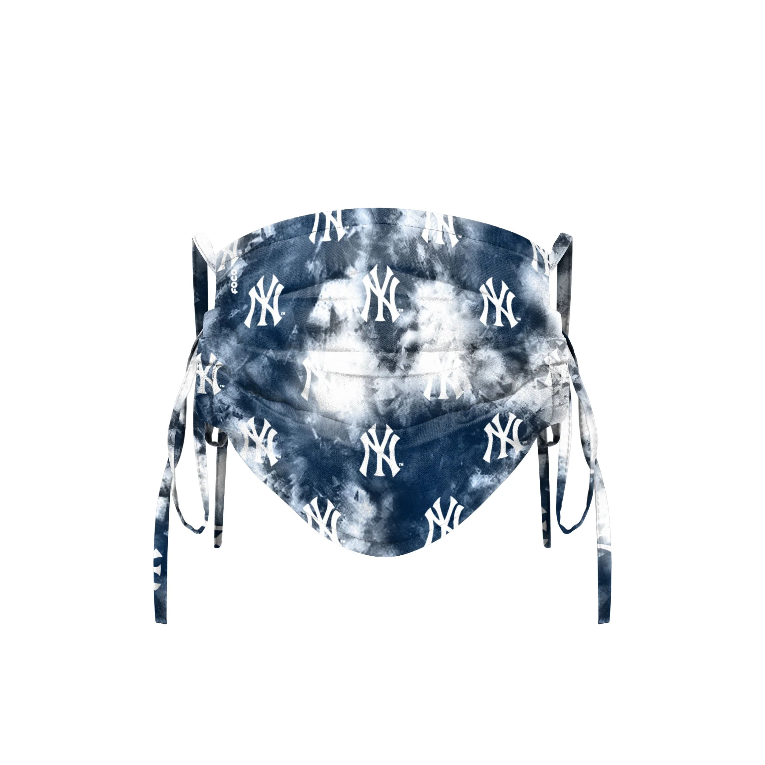 New York Yankees MLB Tie-Dye Tie-Back Face Cover - Image 2