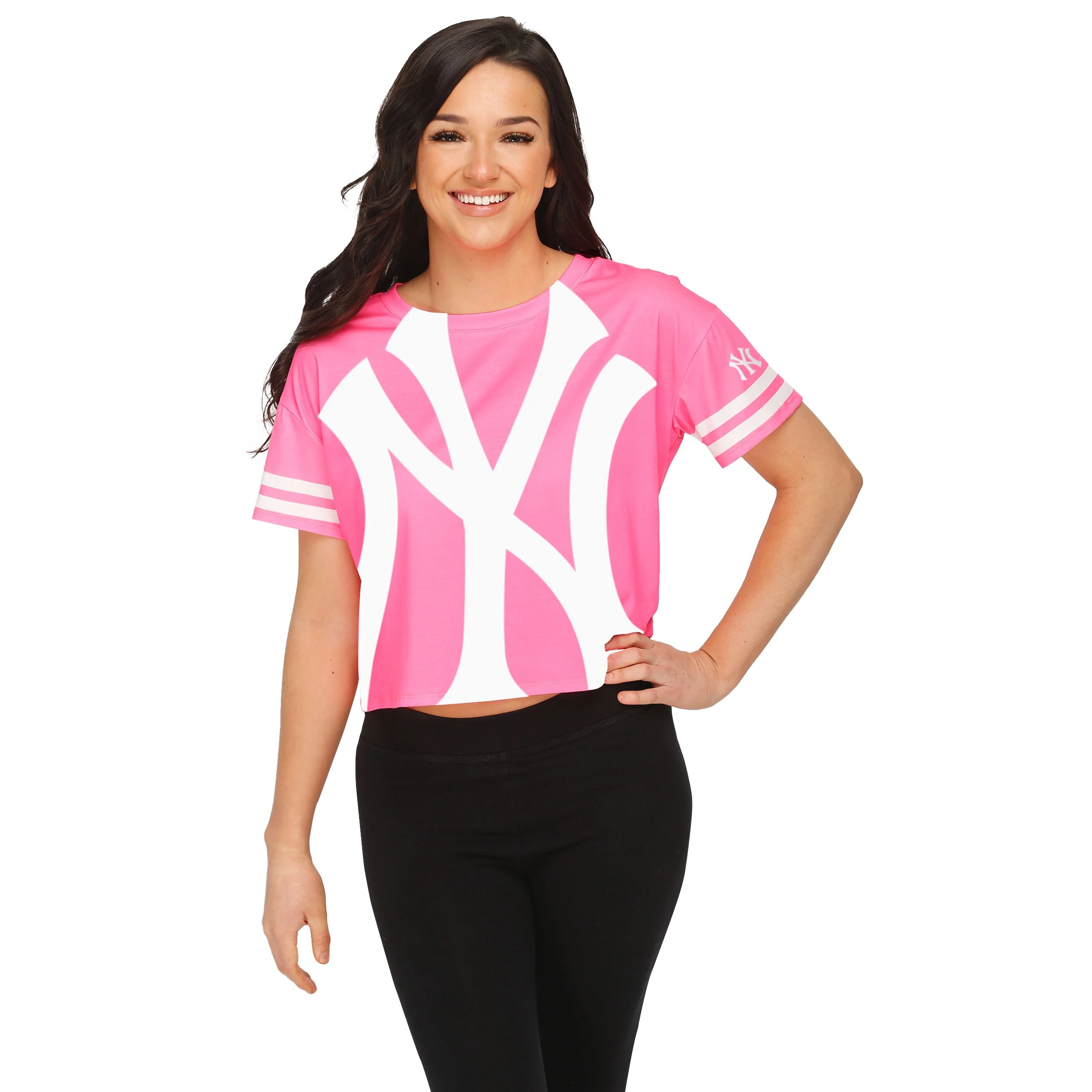 New York Yankees MLB Womens Highlights Crop Top