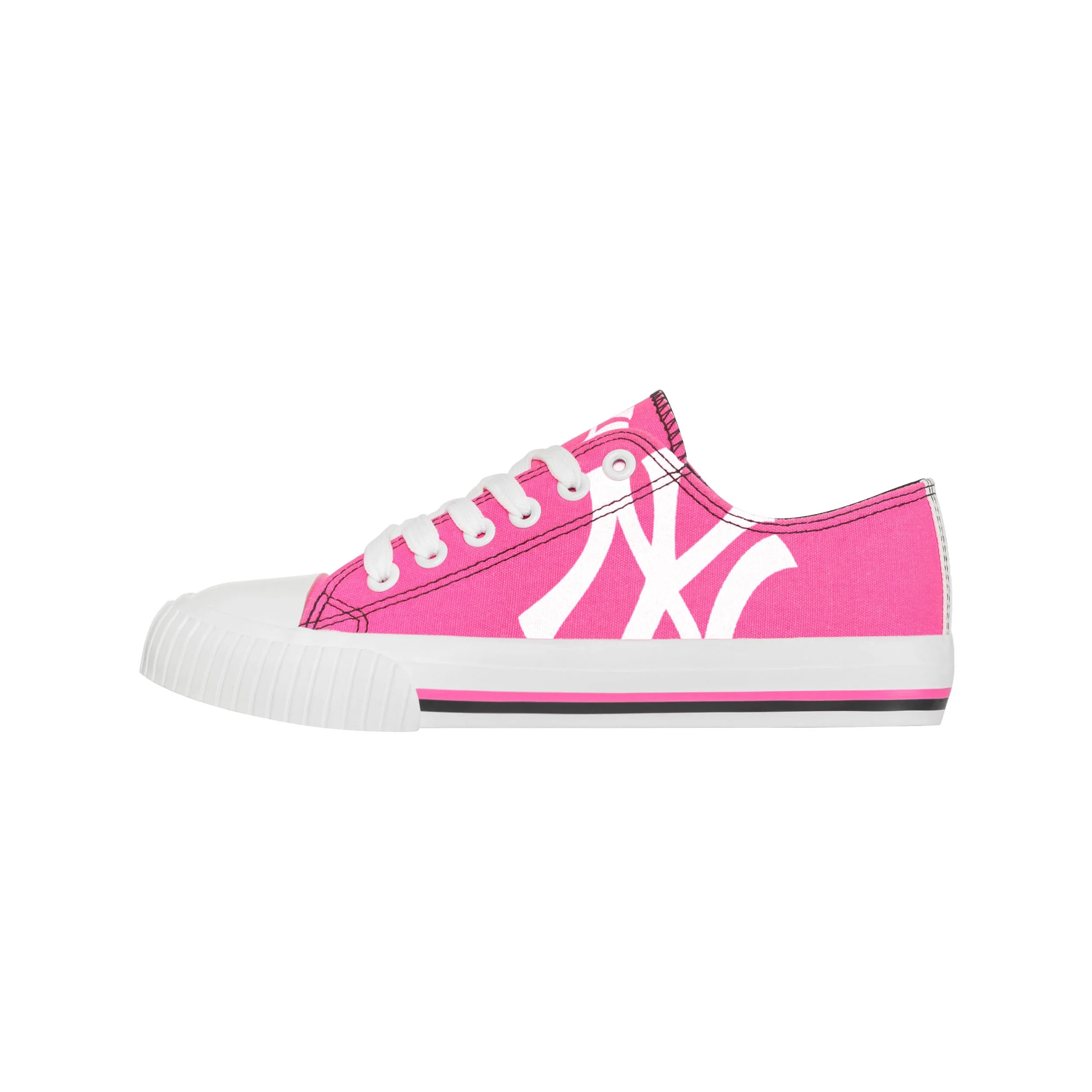 New York Yankees MLB Womens Highlights Low Top Canvas Shoe - Image 2