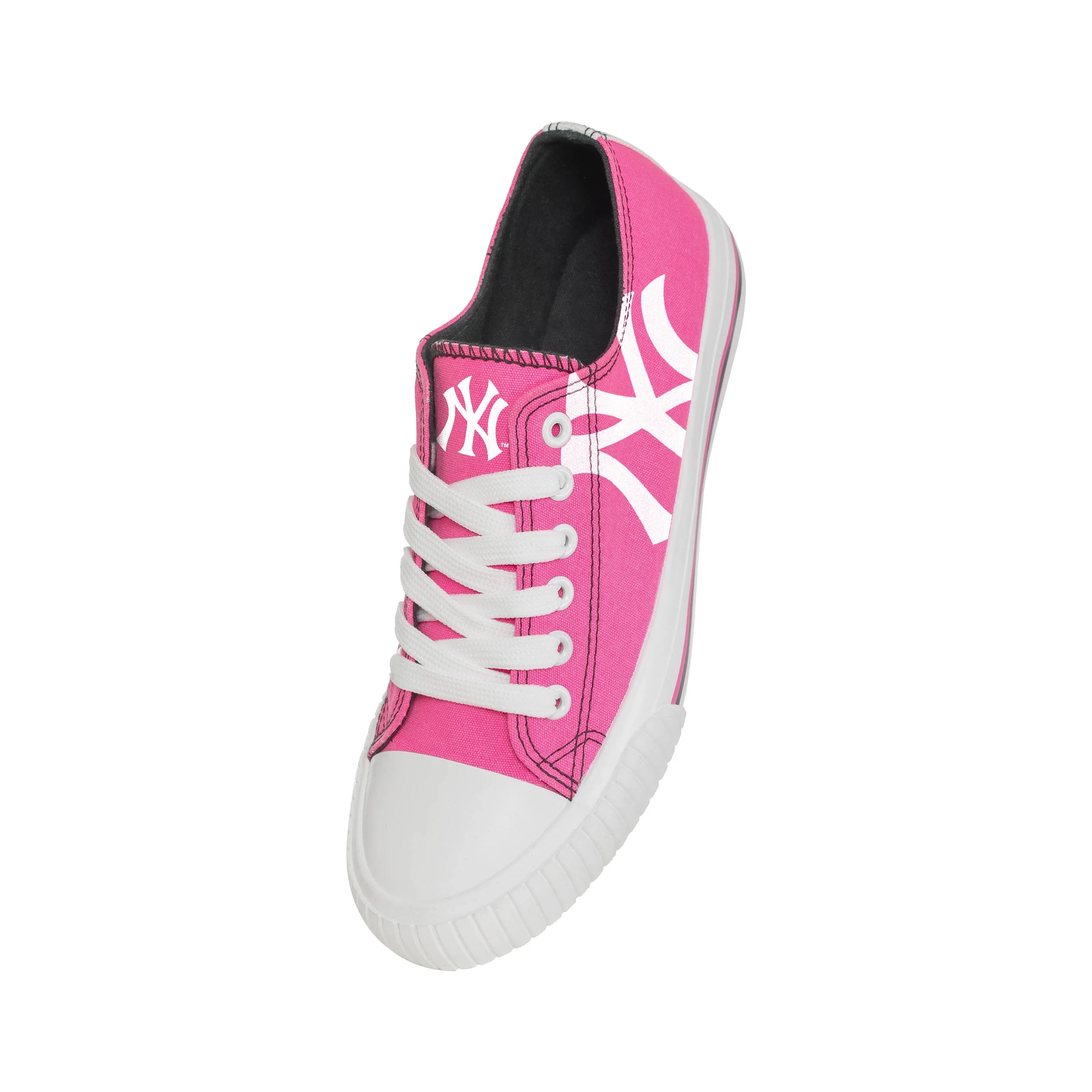 New York Yankees MLB Womens Highlights Low Top Canvas Shoe - Image 3