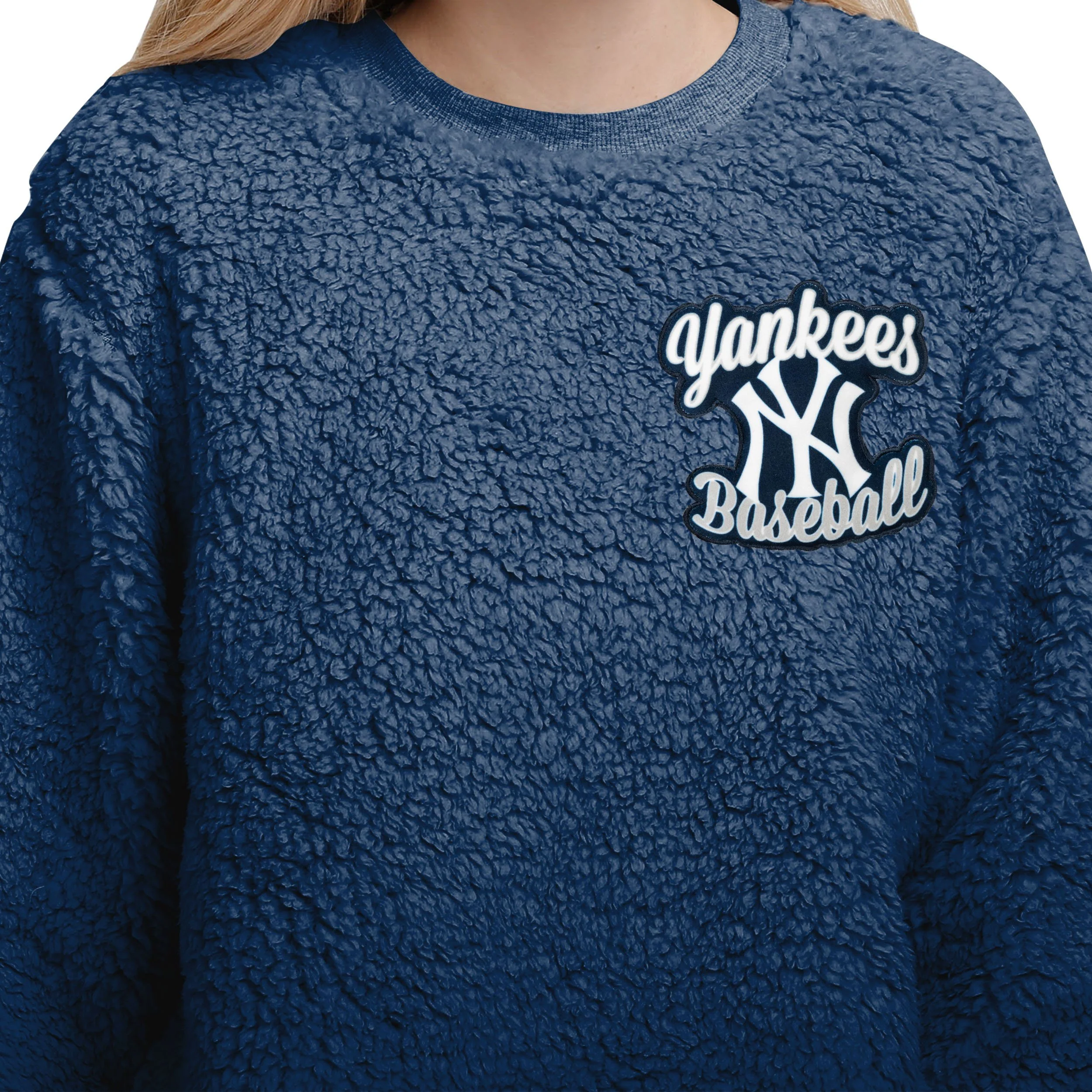 New York Yankees MLB Womens Sherpa Lounge Set - Image 3