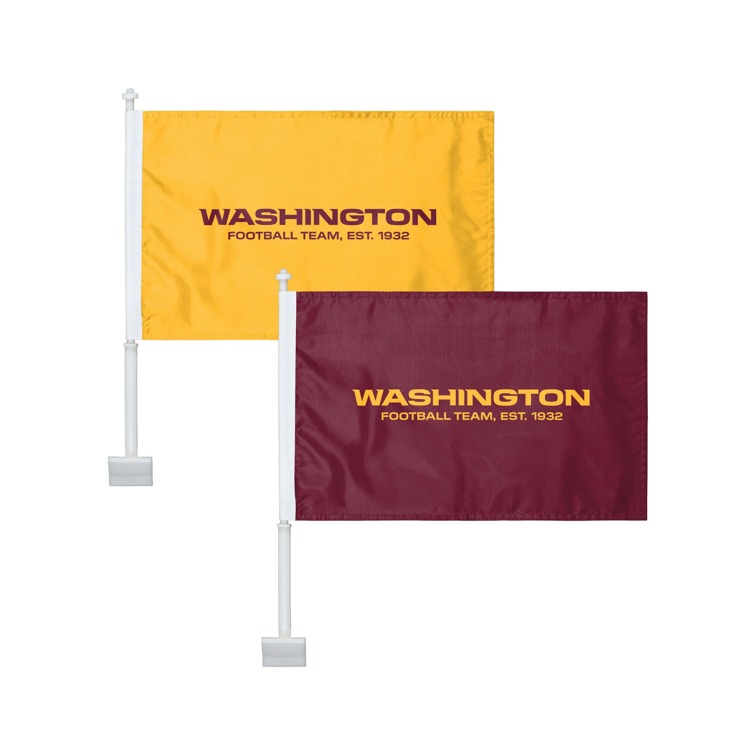 NFL 2 Pack Solid Car Flag - Select Your Team! - Image 32