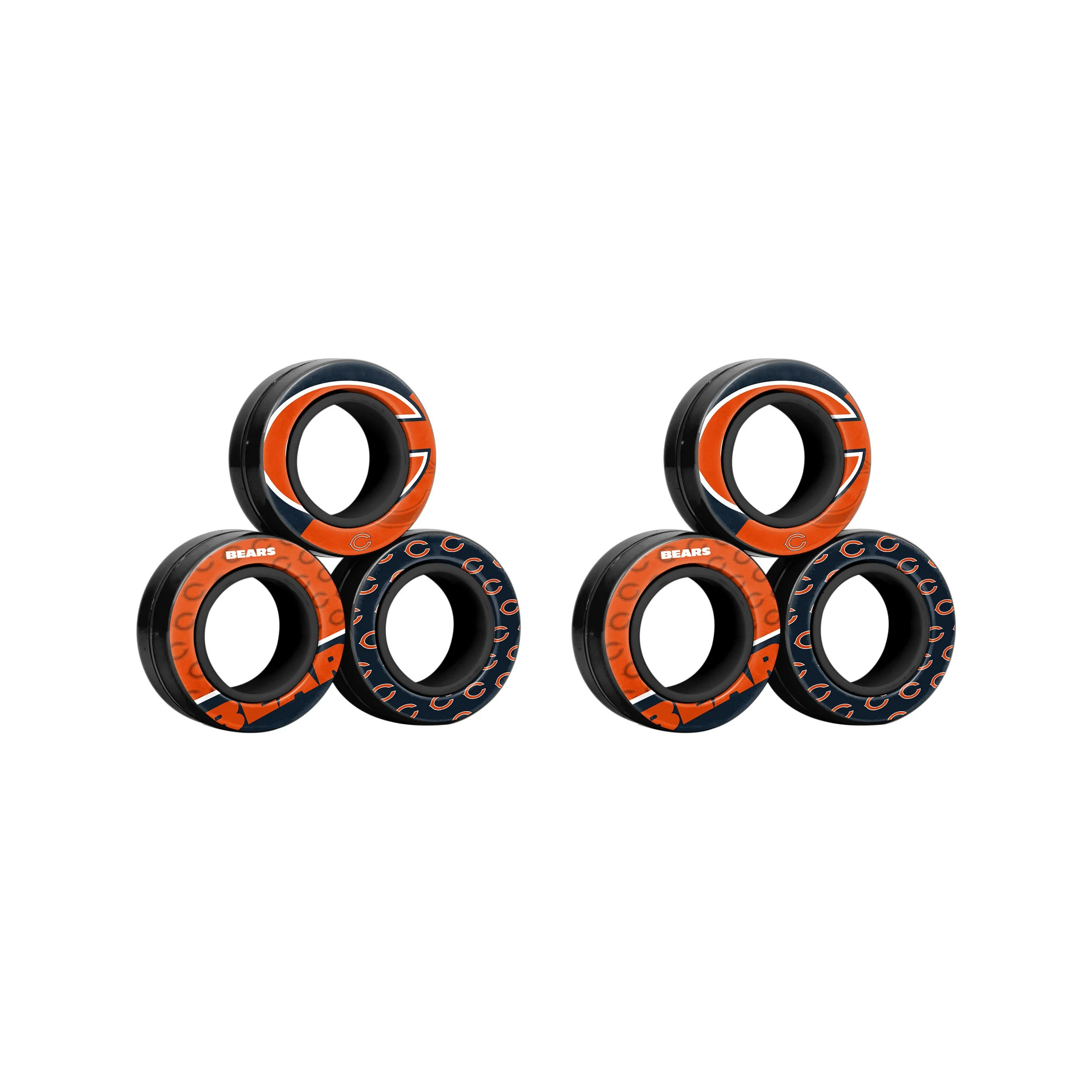 NFL 6 Pack Magnetic Finger Rings - Select Your Team! - Image 4