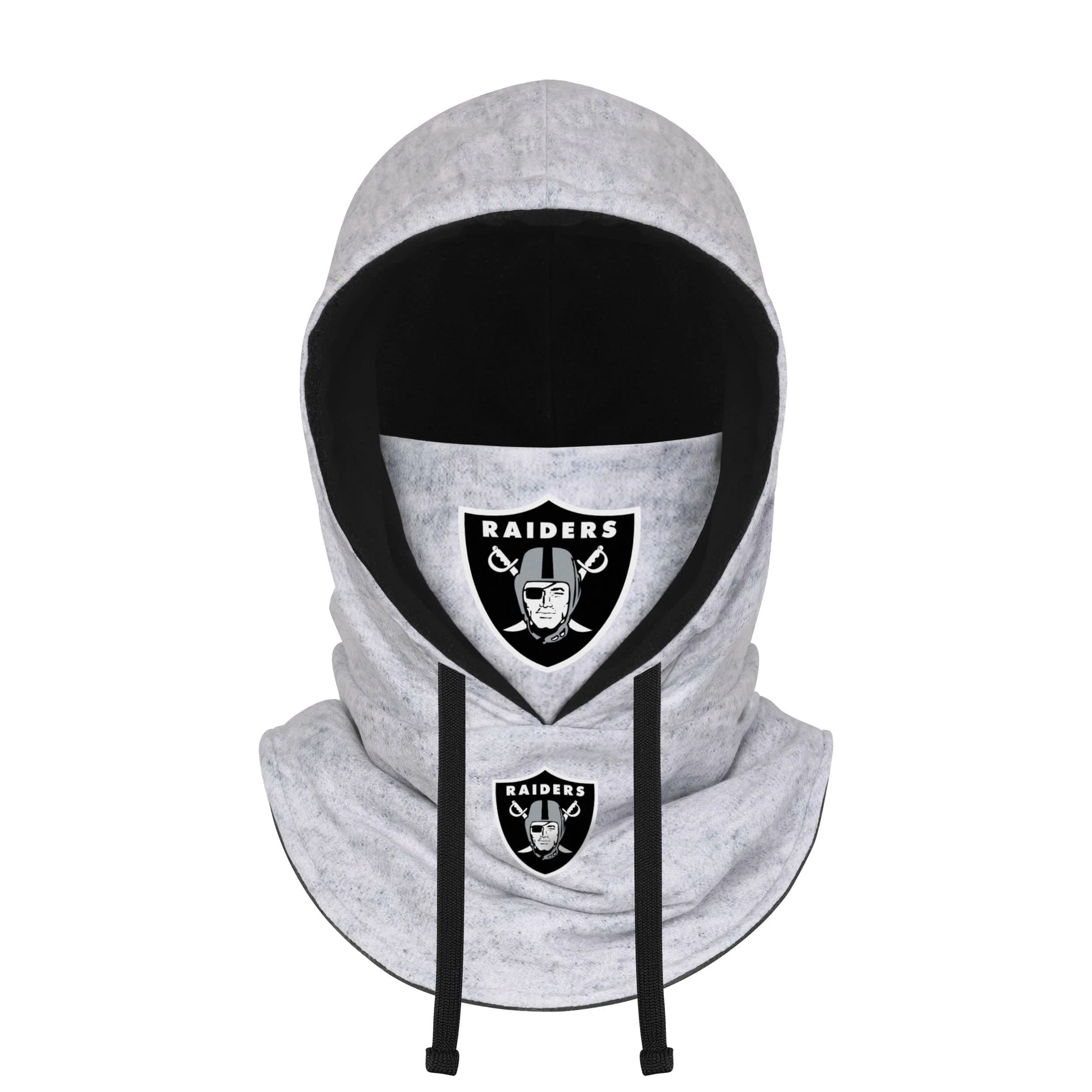 NFL Heather Gray Drawstring Hooded Gaiter Scarves - Pick Your Team! - Image 18