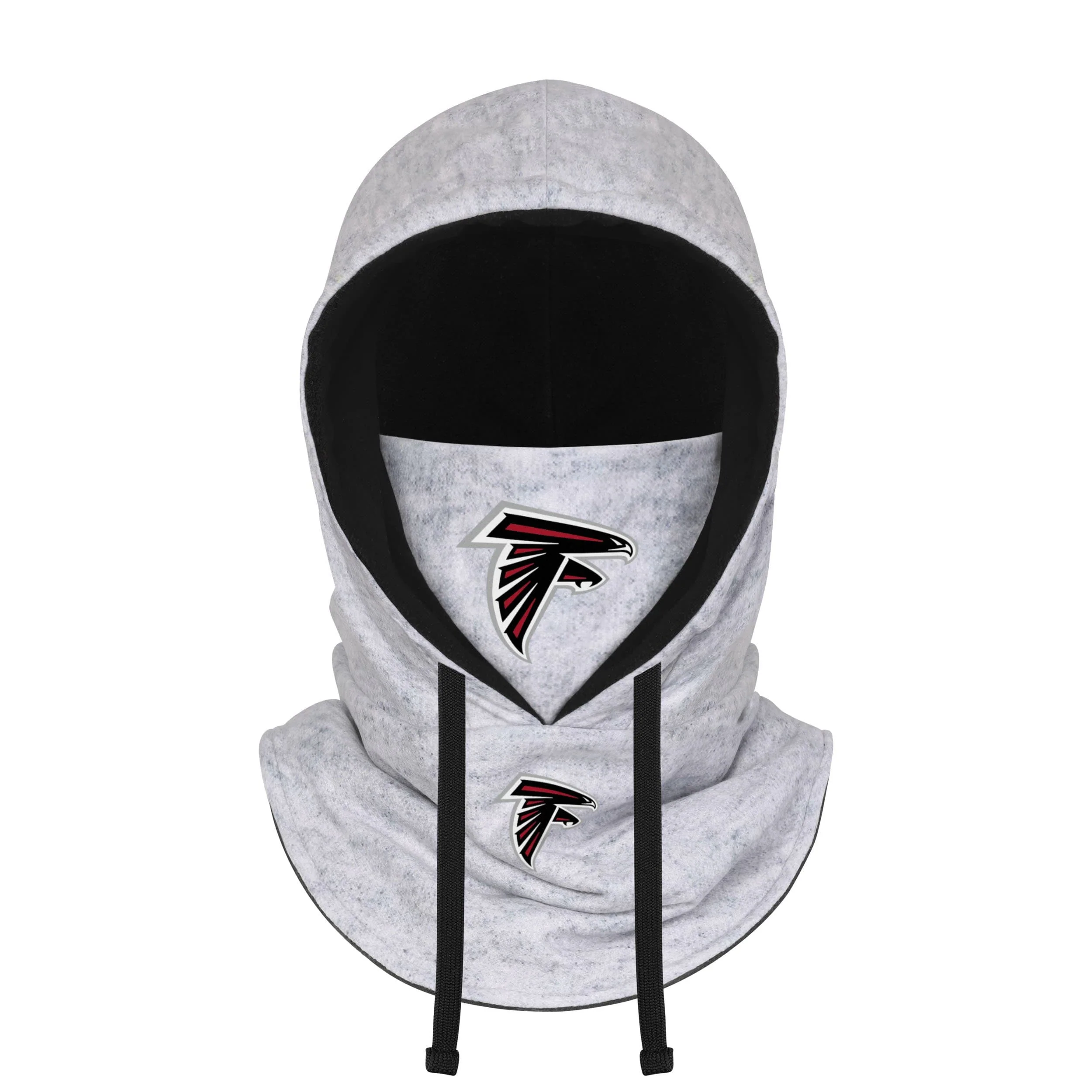NFL Heather Gray Drawstring Hooded Gaiter Scarves - Pick Your Team! - Image 3
