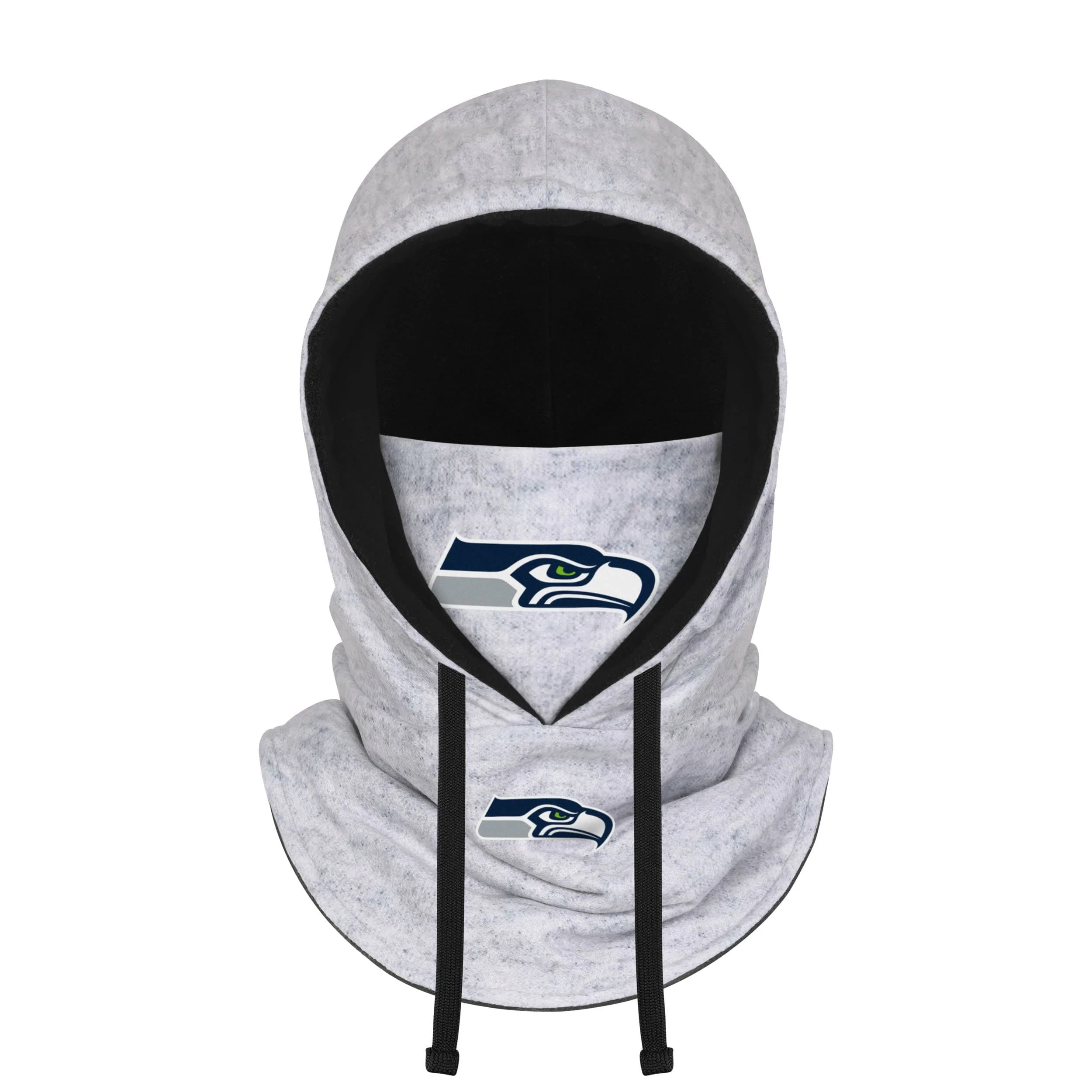 NFL Heather Gray Drawstring Hooded Gaiter Scarves - Pick Your Team! - Image 30