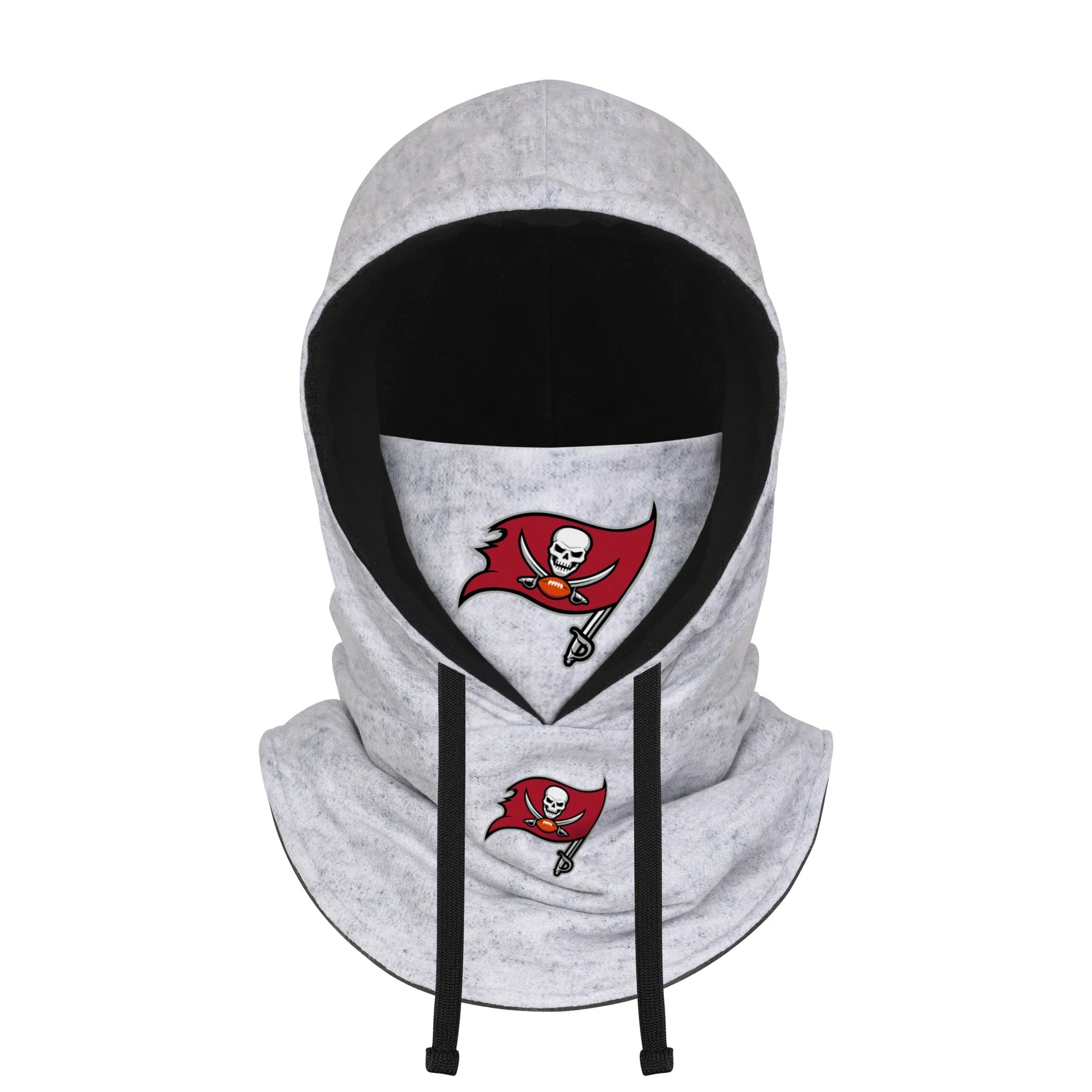NFL Heather Gray Drawstring Hooded Gaiter Scarves - Pick Your Team! - Image 31