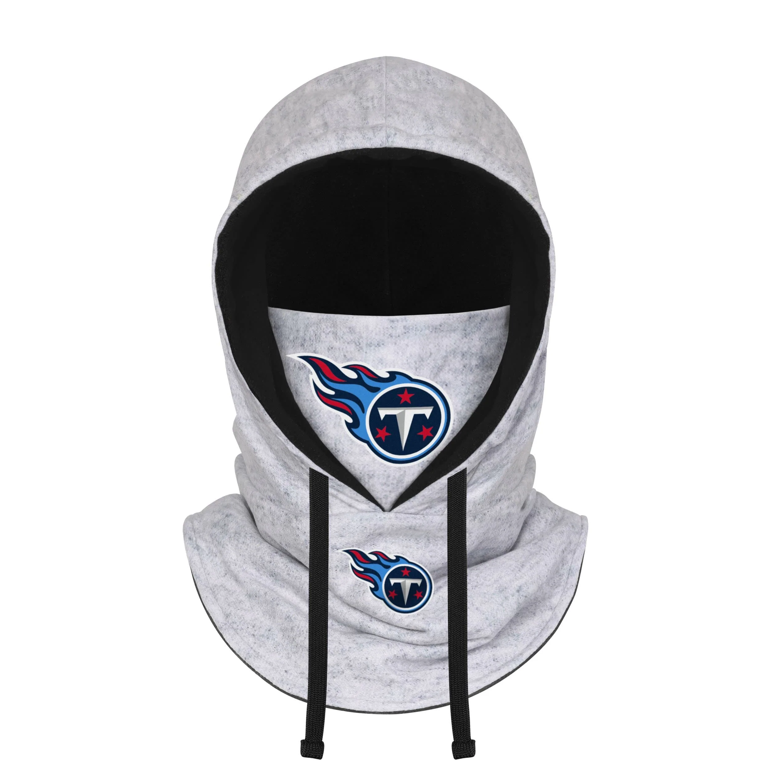 NFL Heather Gray Drawstring Hooded Gaiter Scarves - Pick Your Team! - Image 32