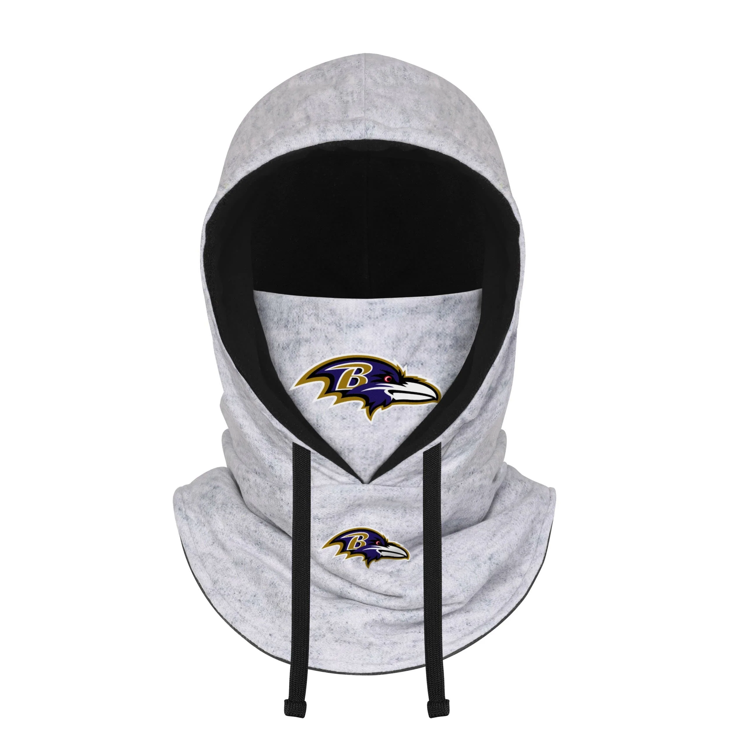 NFL Heather Gray Drawstring Hooded Gaiter Scarves - Pick Your Team! - Image 4