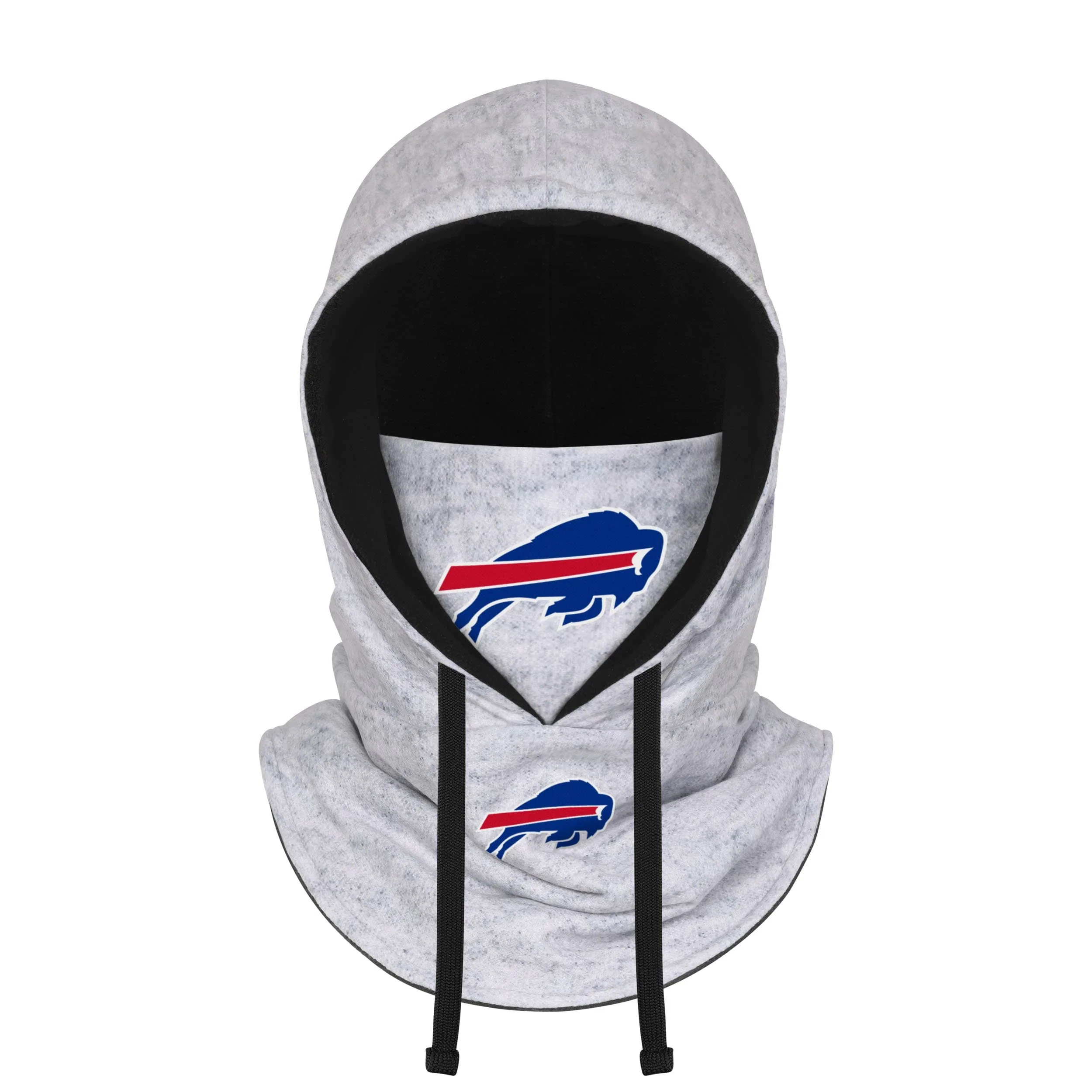 NFL Heather Gray Drawstring Hooded Gaiter Scarves - Pick Your Team! - Image 5