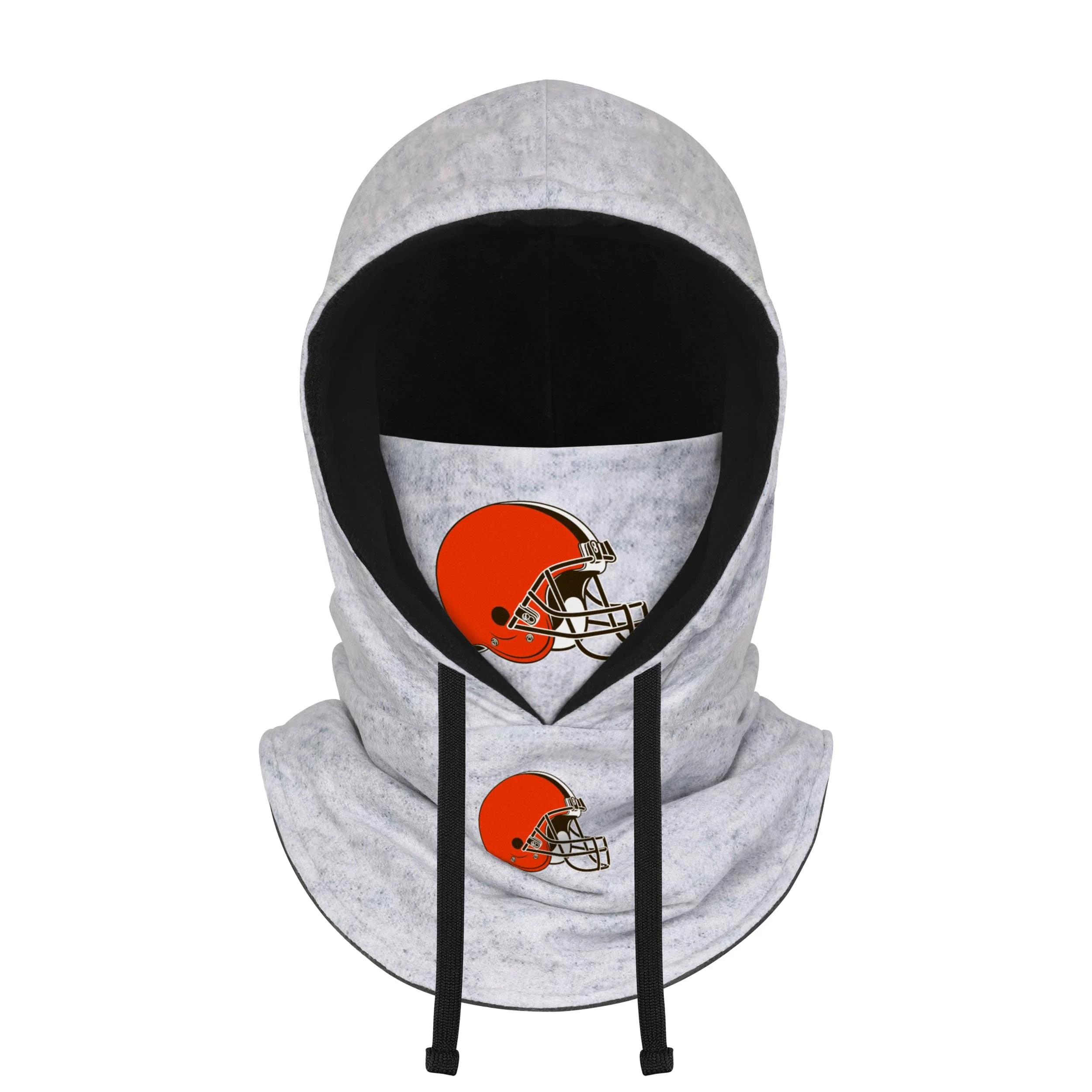 NFL Heather Gray Drawstring Hooded Gaiter Scarves - Pick Your Team! - Image 9