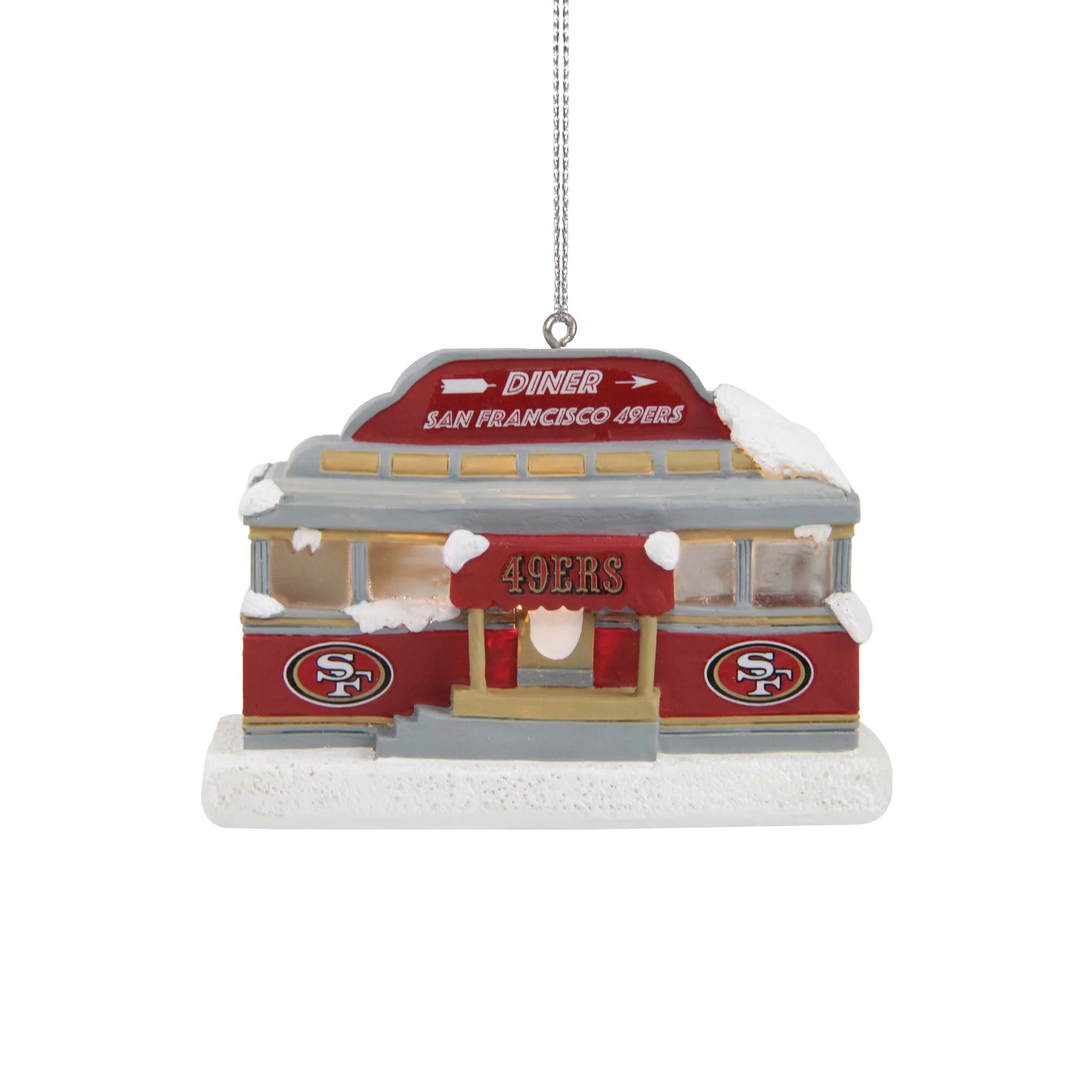 NFL Light Up Diner Ornaments - Pick Your Team! - Image 12