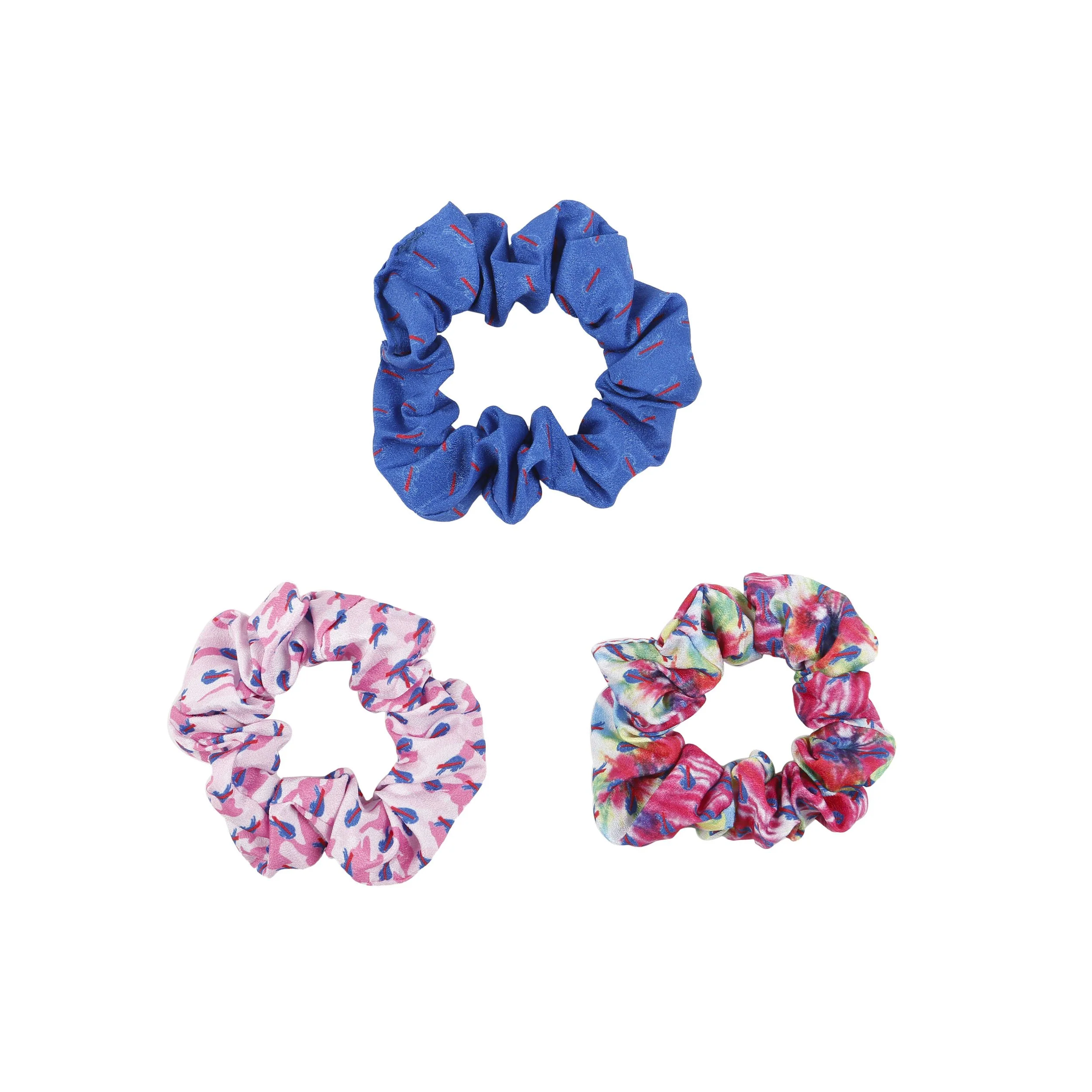 NFL Mini Print 3 Pack Scrunchies - Pick Your Team! - Image 2