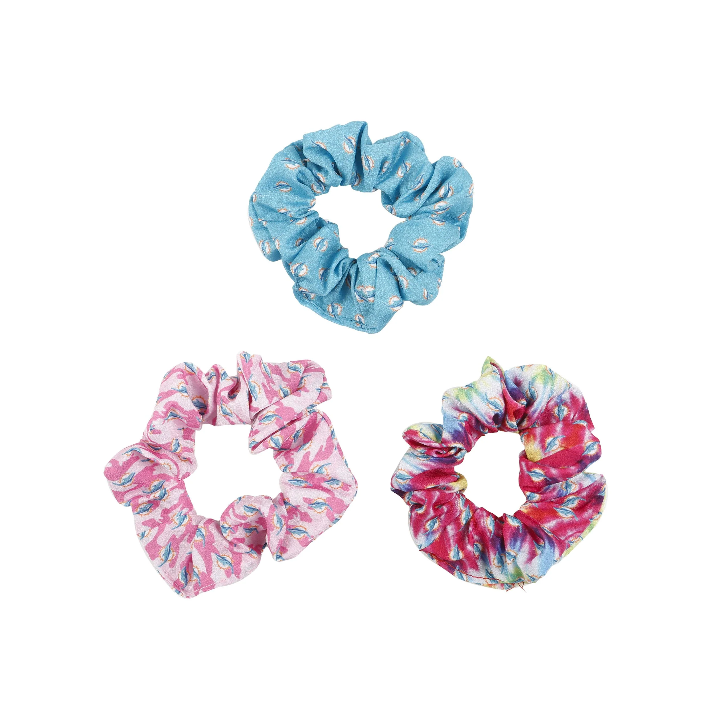 NFL Mini Print 3 Pack Scrunchies - Pick Your Team! - Image 7