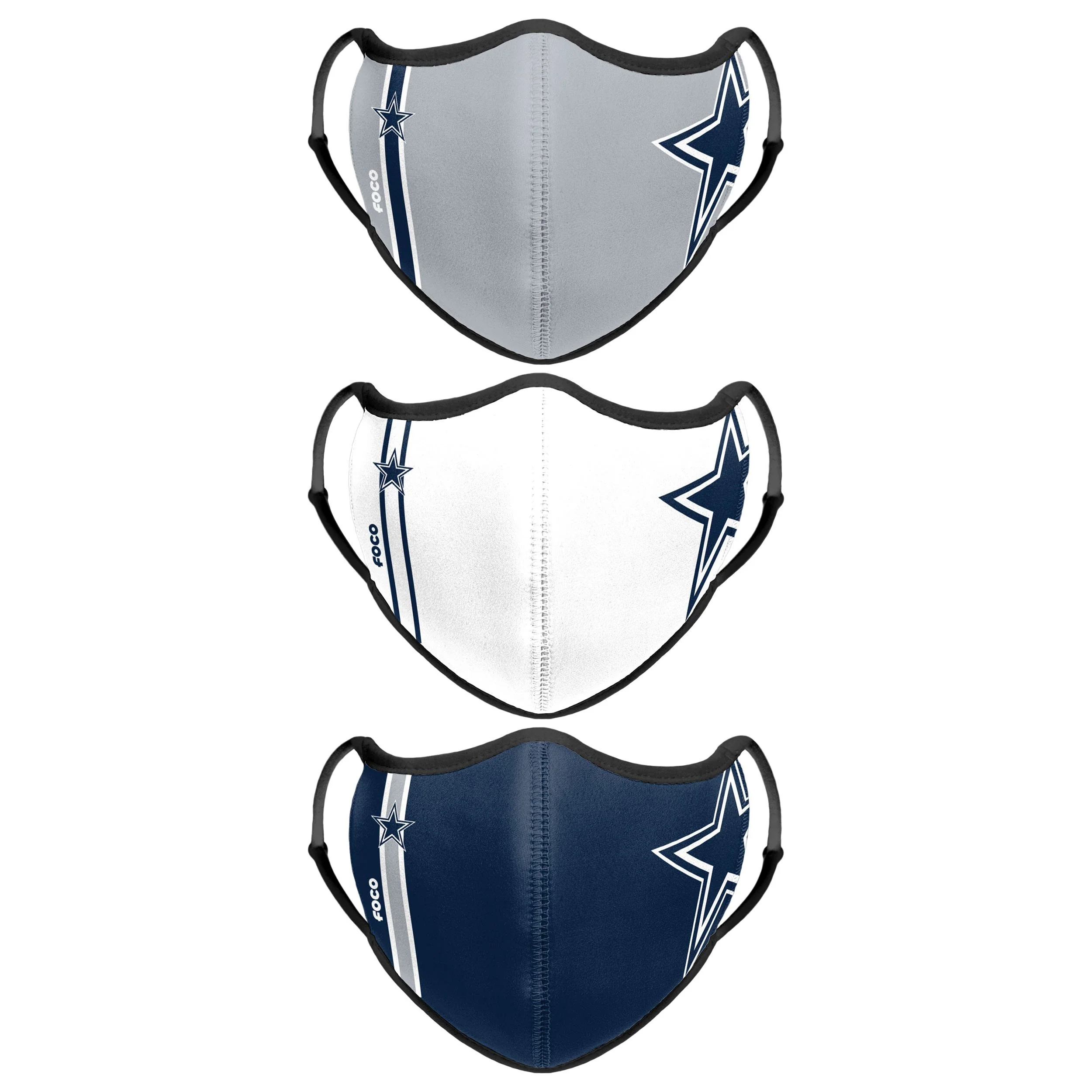 NFL Sport 3 Pack Face Covers - Pick Your Team! - Image 10