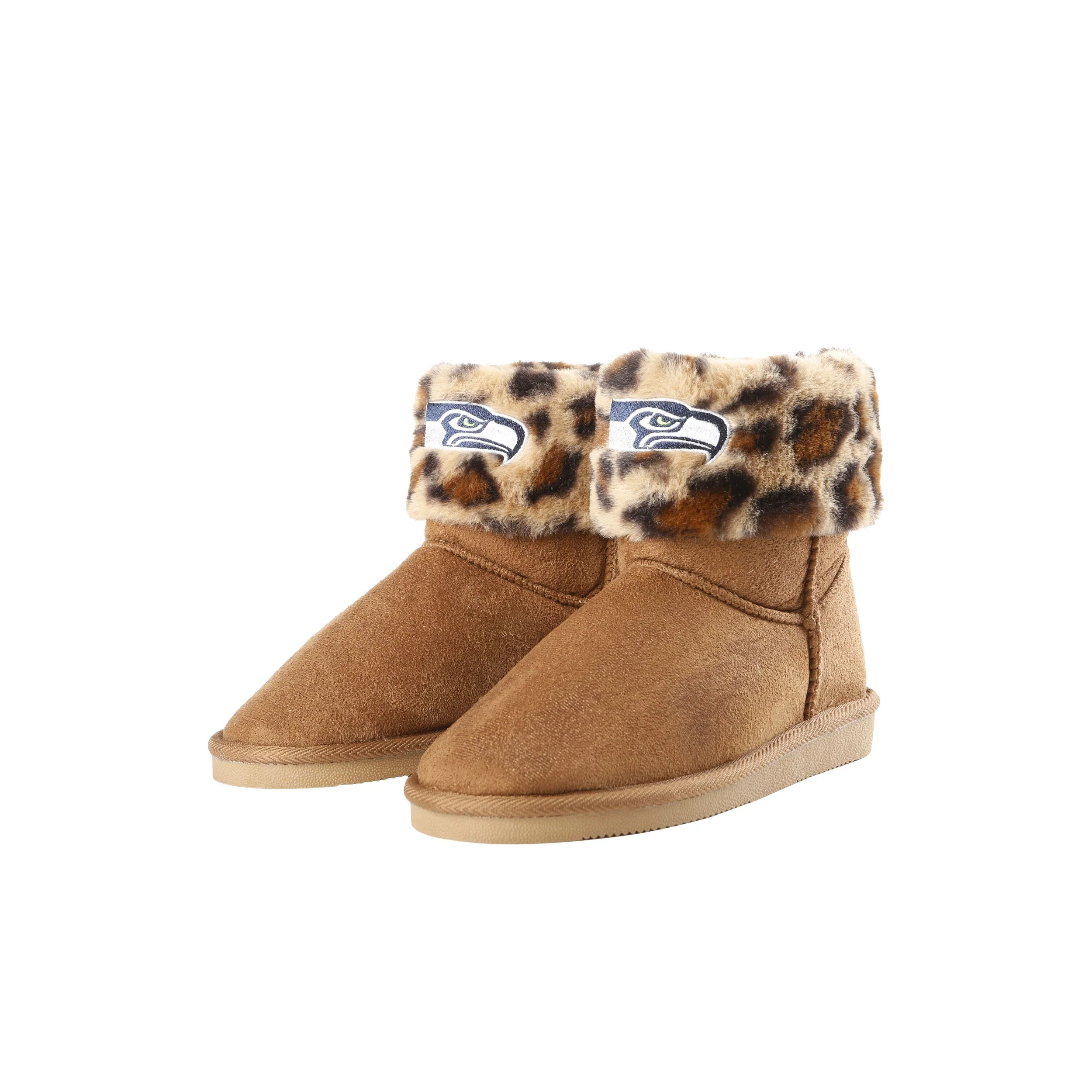 NFL Womens Cheetah Fur Boots - Pick Your Team! - Image 16