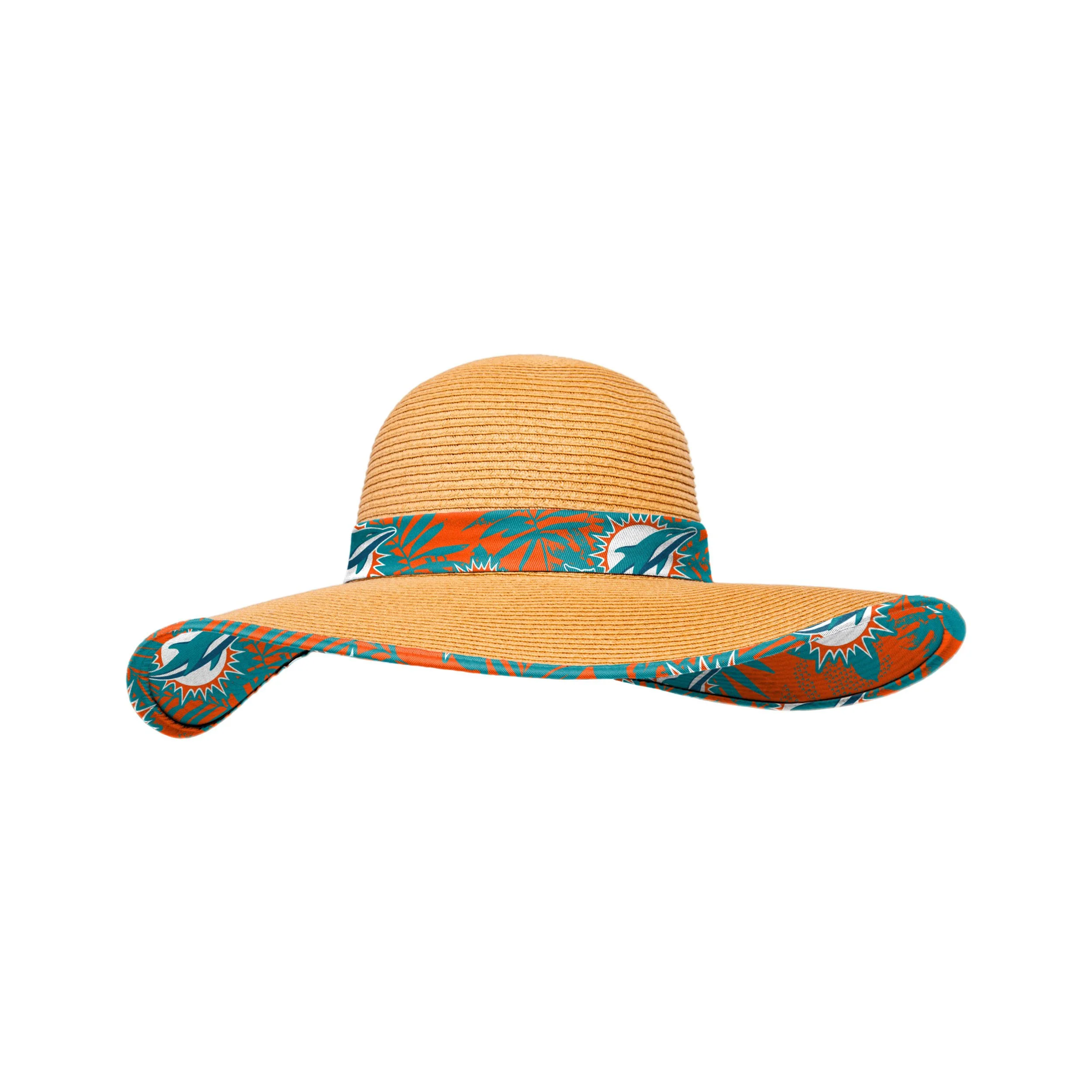 NFL Womens Floral Straw Hat - Pick Your Team! - Image 5