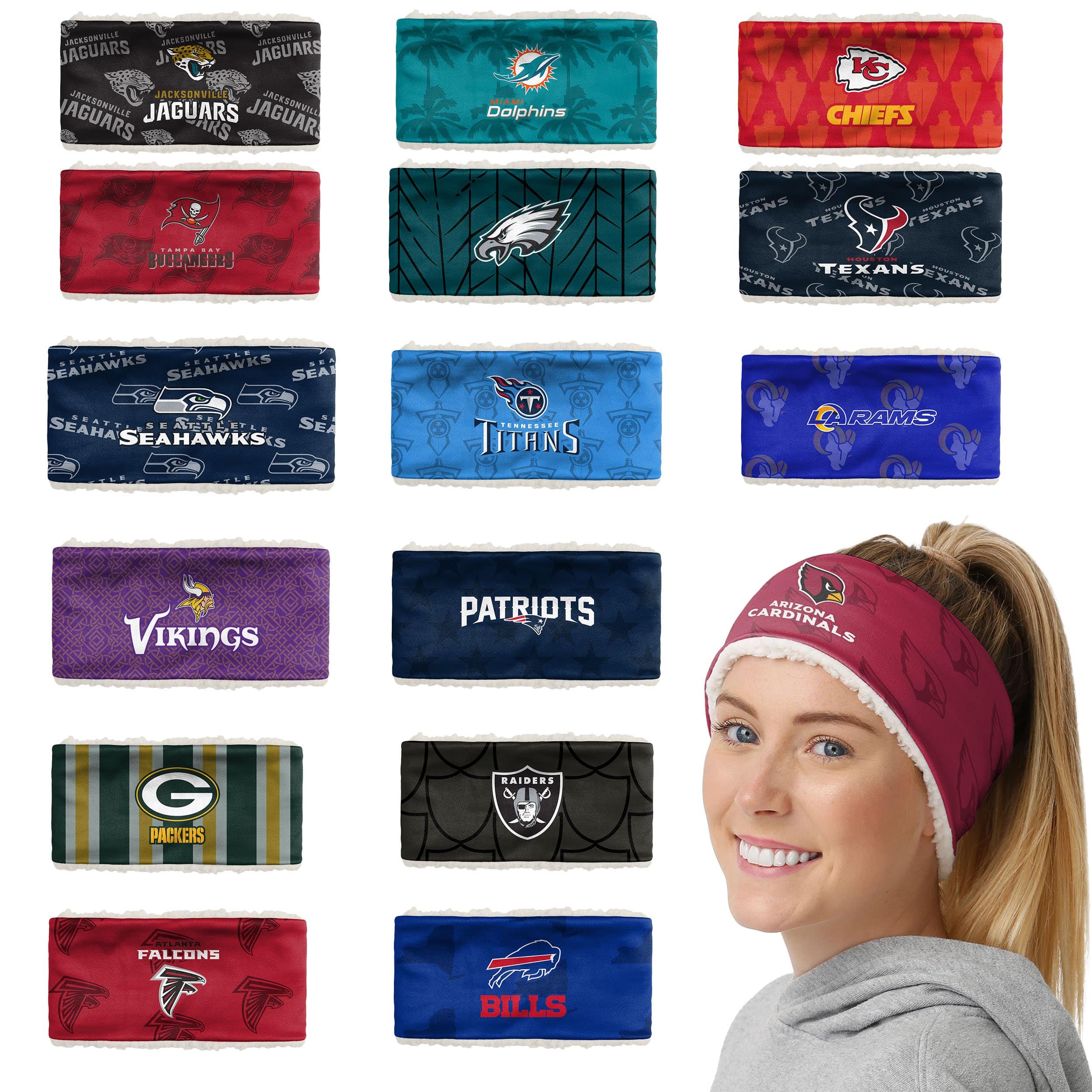 NFL Womens Head Start Headbands - Pick Your Team (PREORDER - SHIPS LATE AUGUST) - Image 32