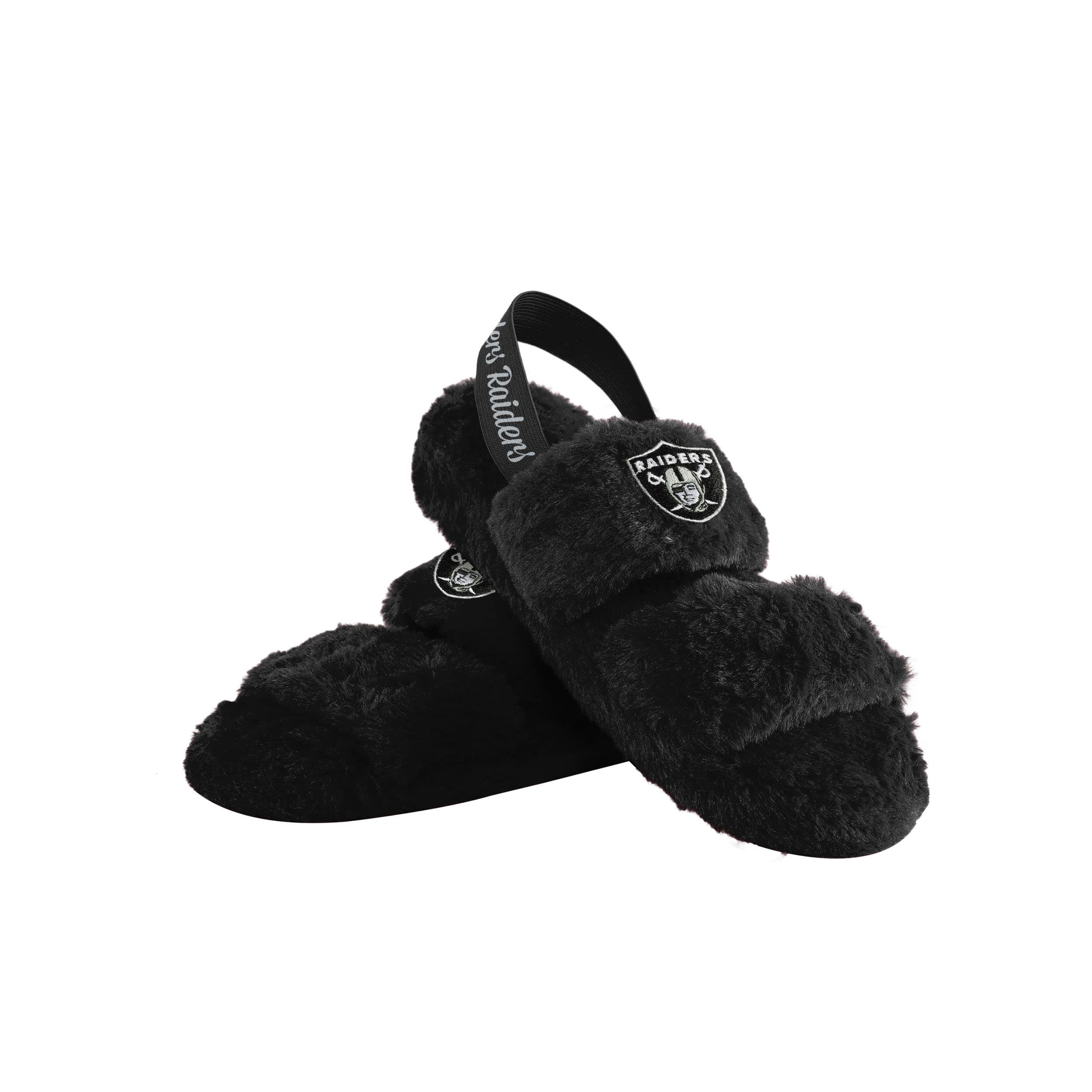 NFL Womens Heel Strap Wordmark Fur Slides - Pick Your Team! - Image 9