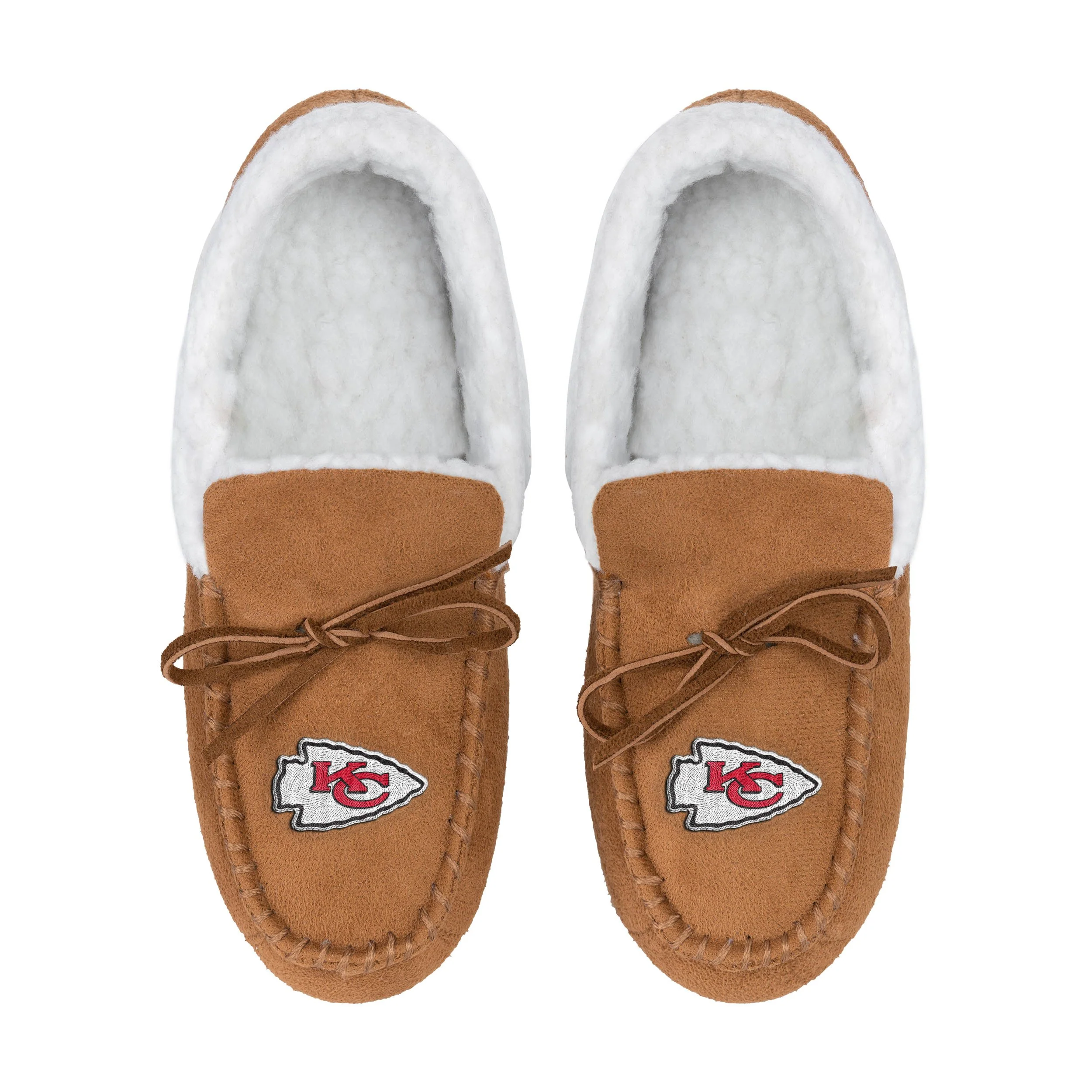 NFL Womens Tan Moccasin Slippers - Pick Your Team! - Image 13